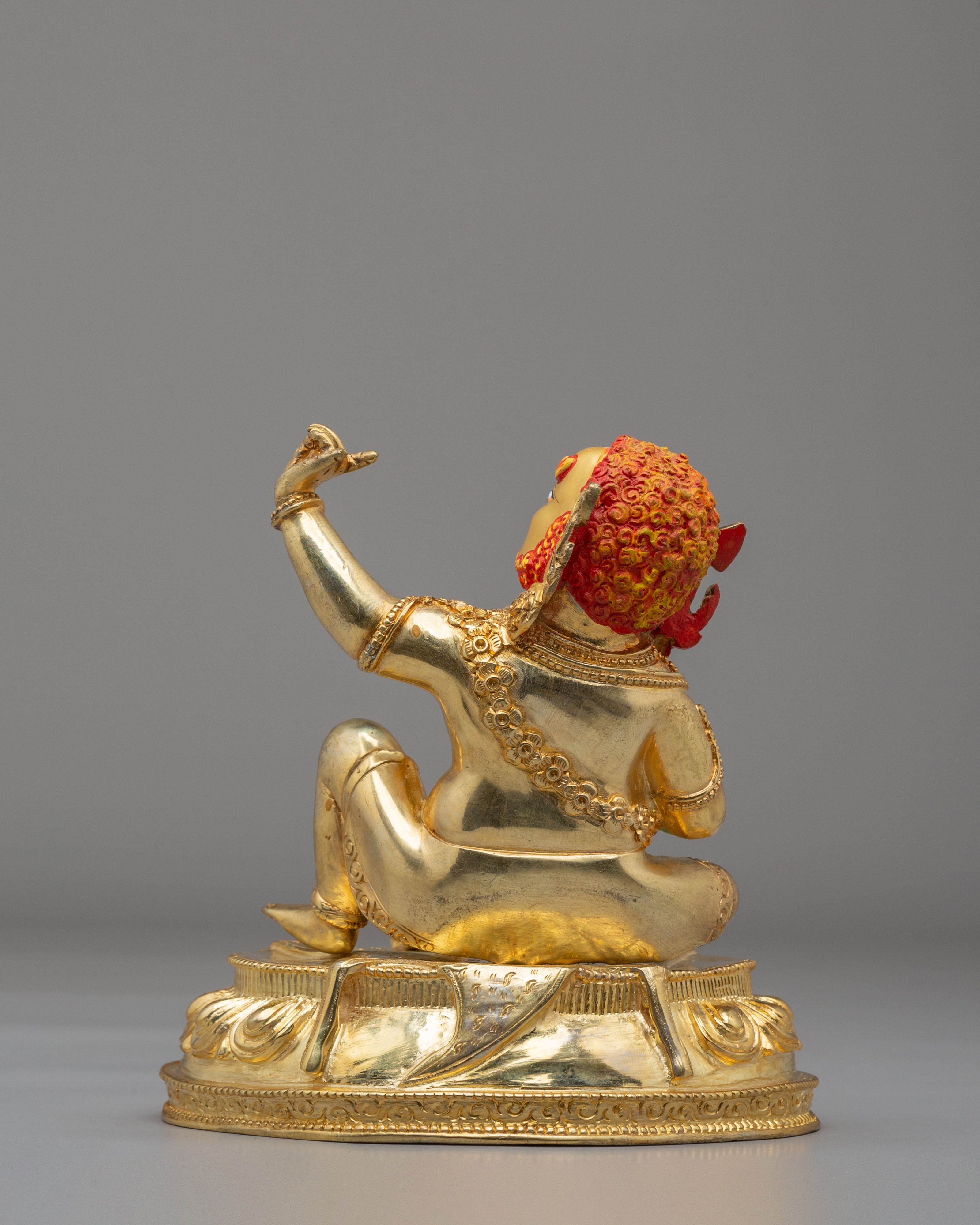 Himalayan Buddhist Master Statue | Tibetan Spiritual Art