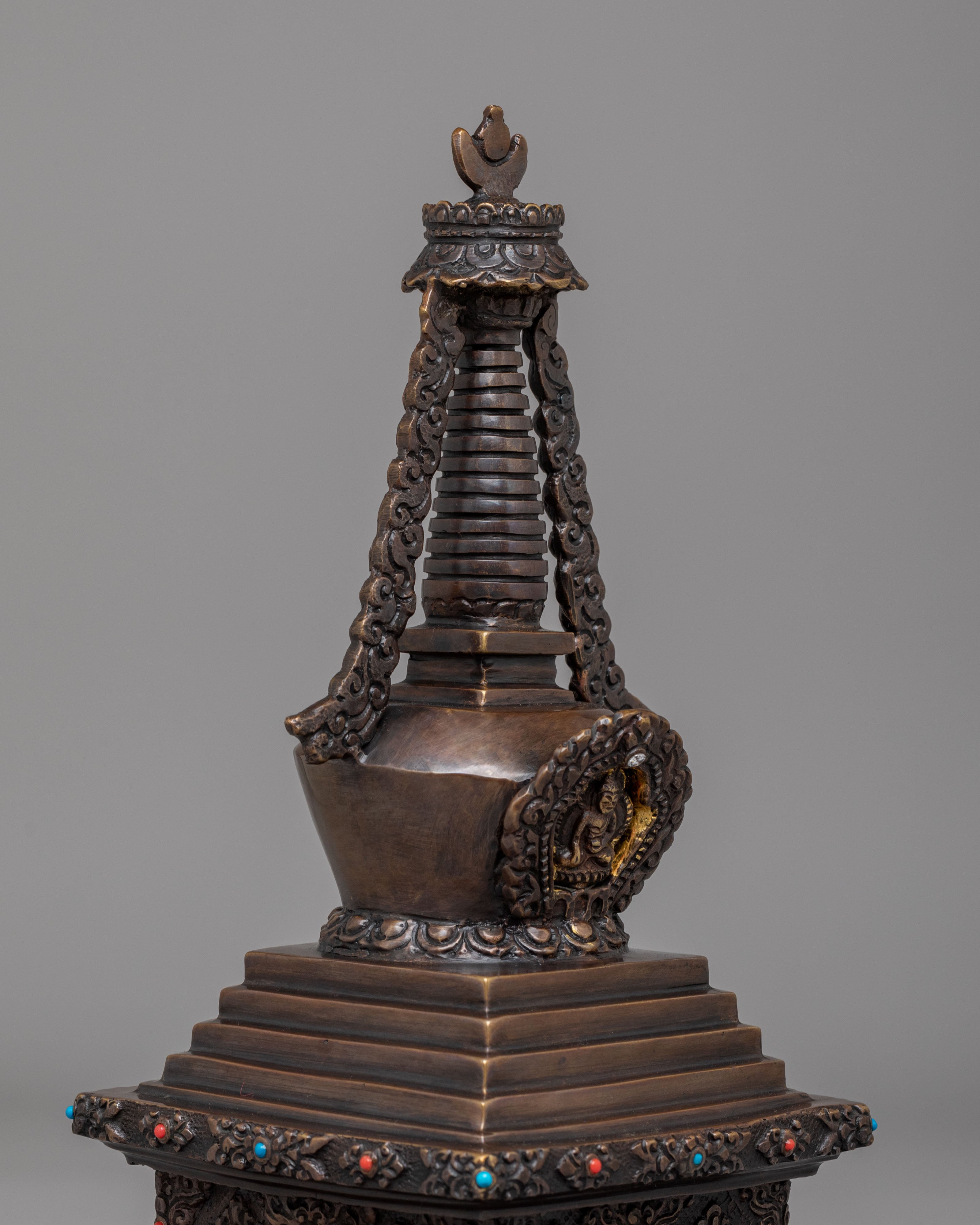 Buddhist Altar Stupa of Enlightenment | Himalayan Sacred Decor
