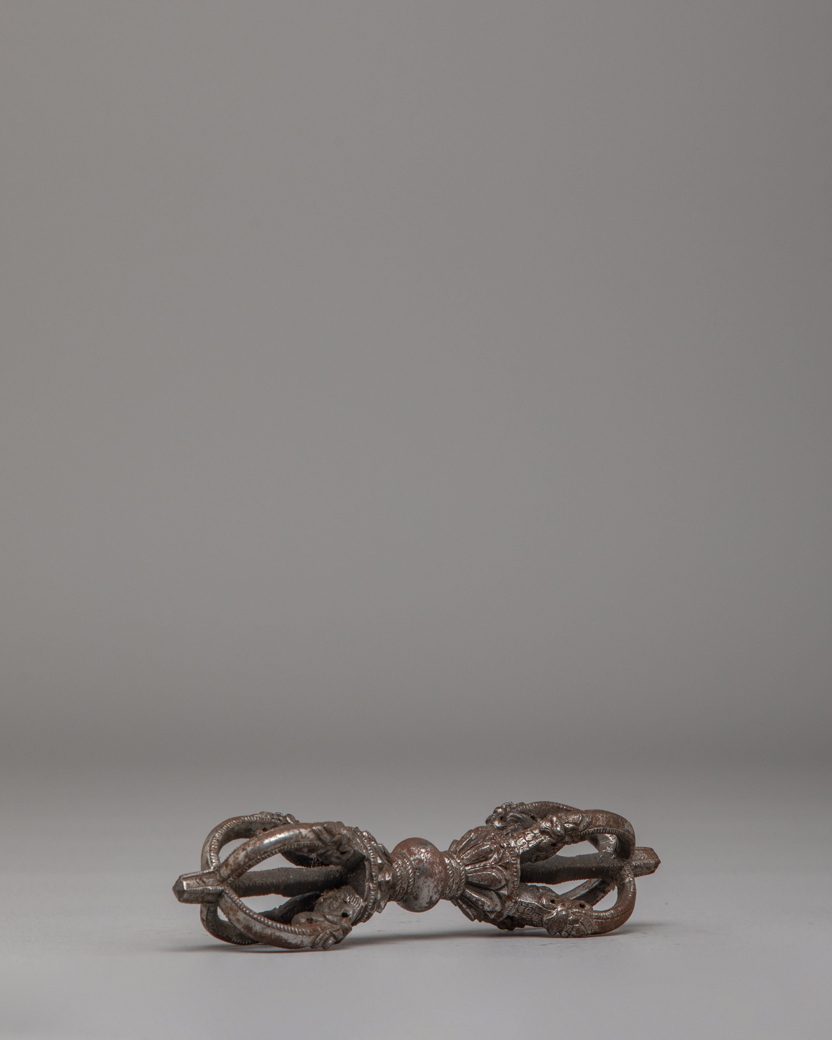 Handcrafted Altar Vajra and Bell | Tibetan Ritual Tool for Meditation & Spiritual Practices