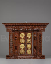 Ankhi Jhyal Wooden Wall Hanging