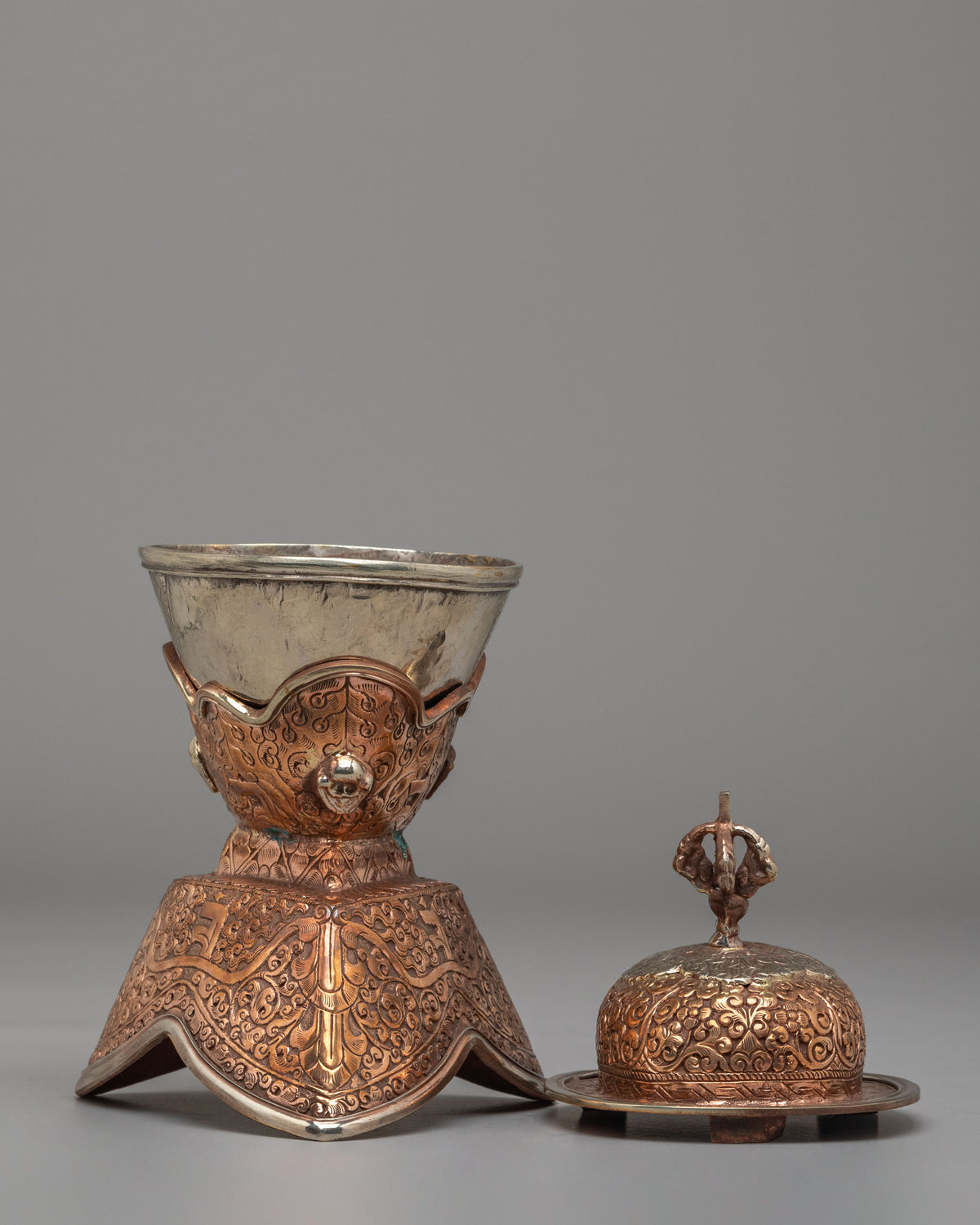 Sacred Kapala Set for Tantric Rituals | Ritual Vessels for Spiritual Practice