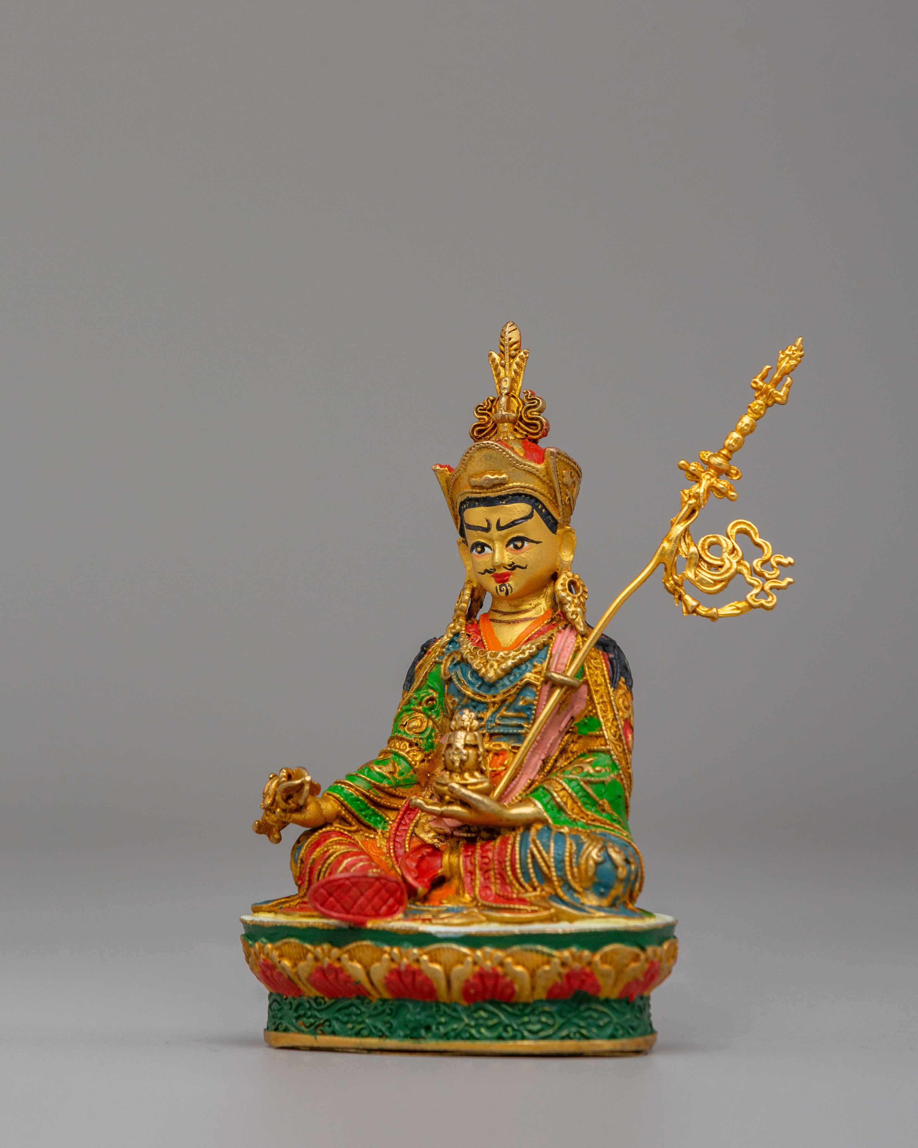 Ceremonial Padmasambhava Shrine Statue | A Sacred Representation of Guru Rinpoche