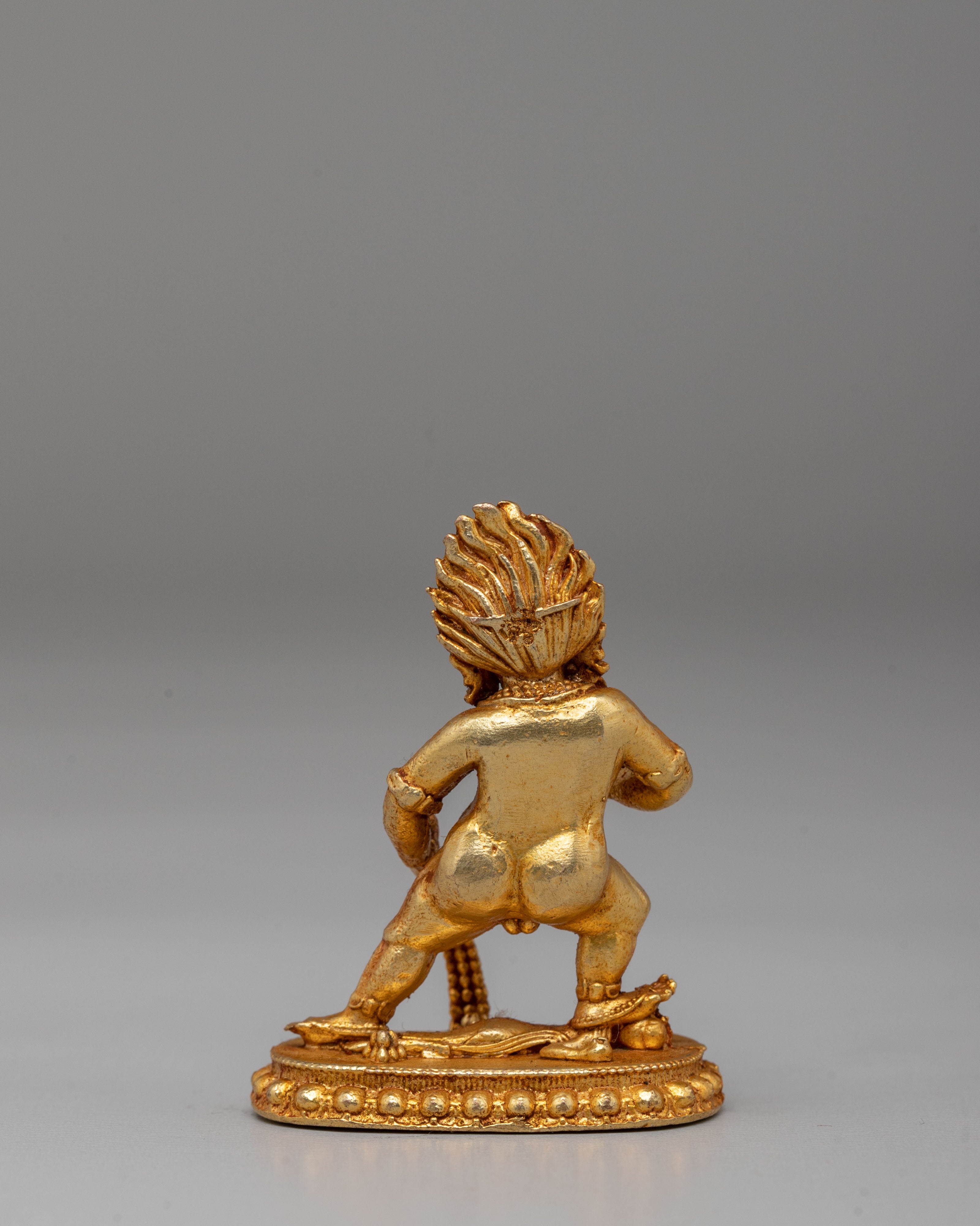 Sacred Black Dzambhala Deity Statue | Tibetan Wealth God for Prosperity