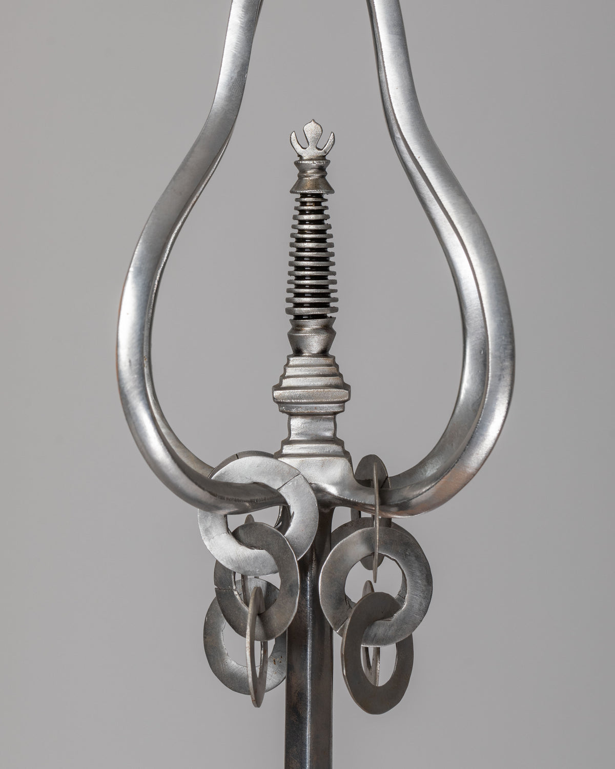 Buddhist Staff For Ritual | Iron Wood Ceremonial Staff