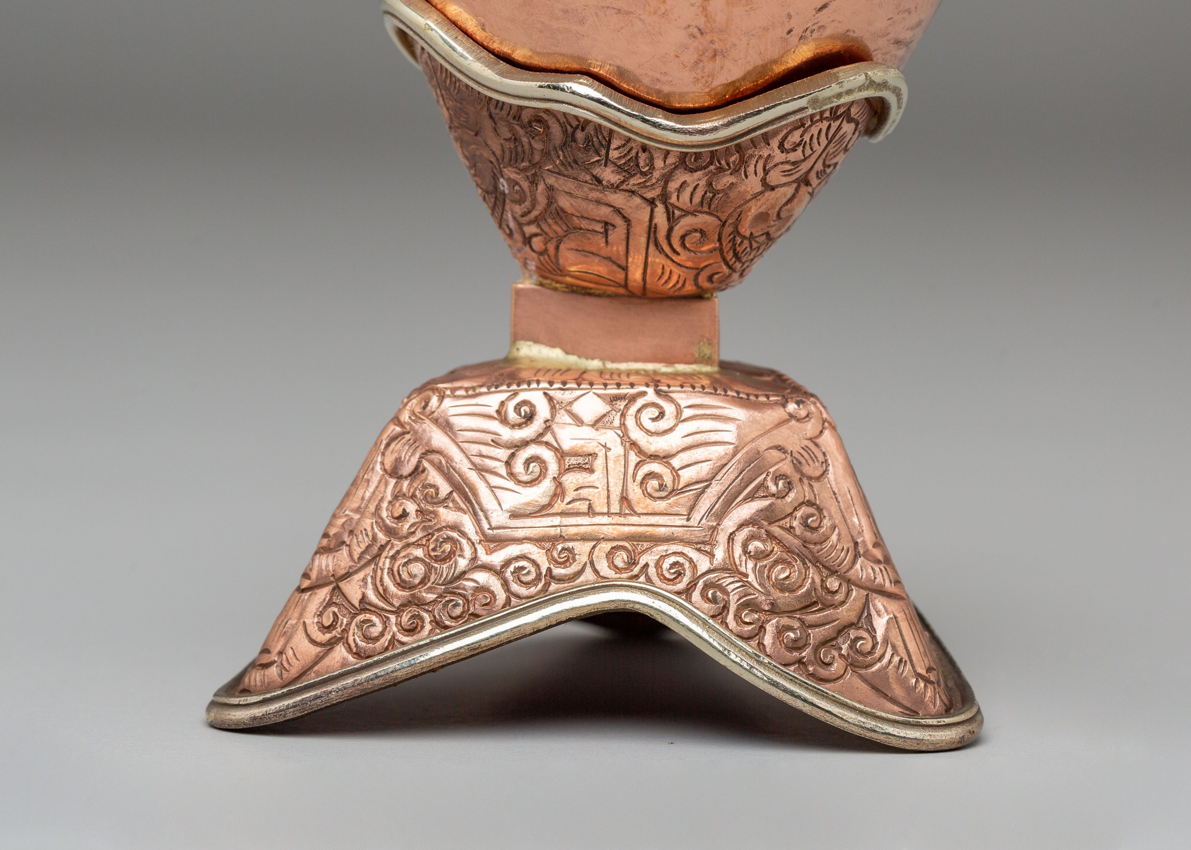 Traditional Kapala | Handcrafted Copper Ritual Art