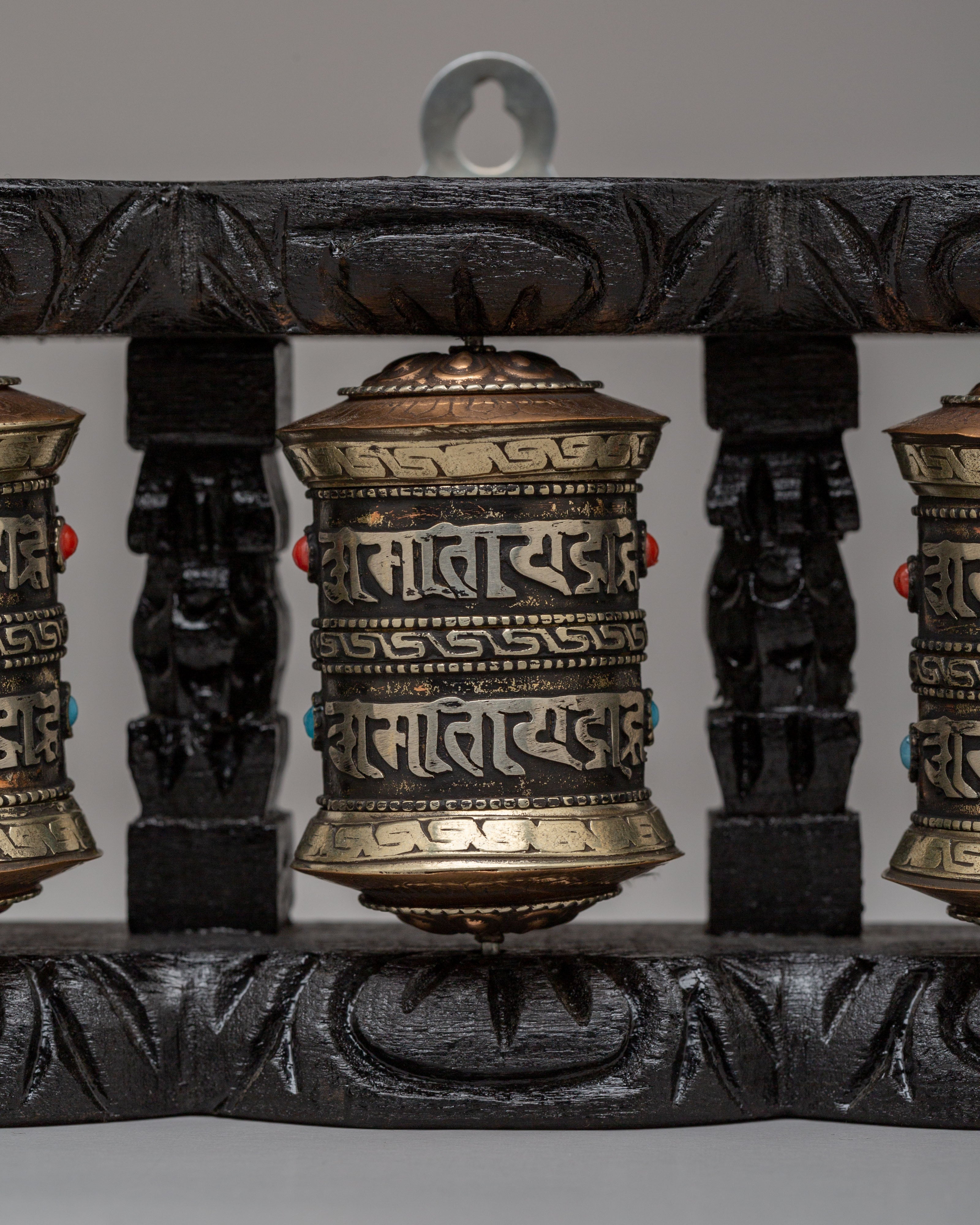 Buddhist Himalayan Mantra Wheel | Symbol of Compassion & Protection