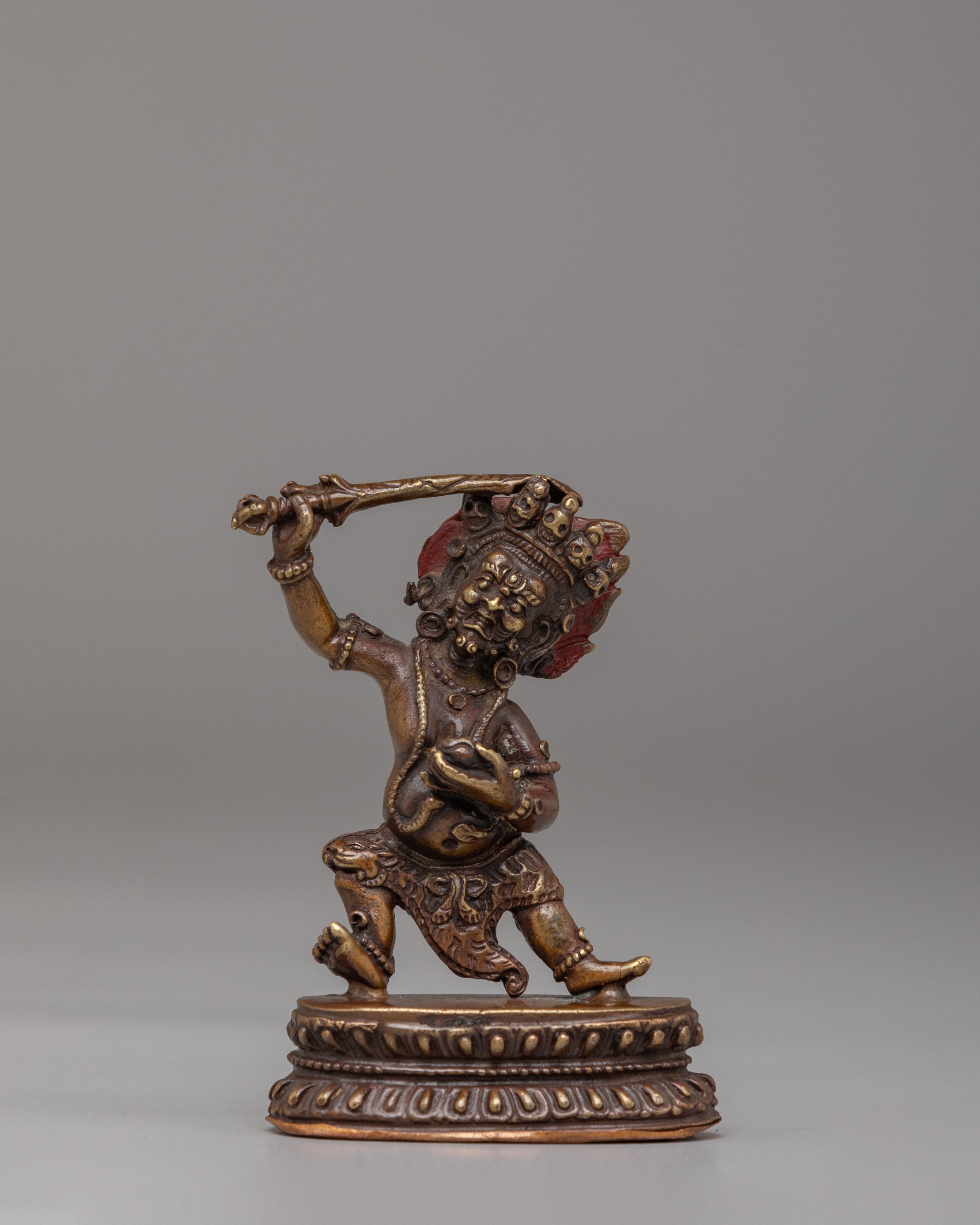 Machinemade Ritual Black Manjushri Statue | A Symbol of Enlightenment