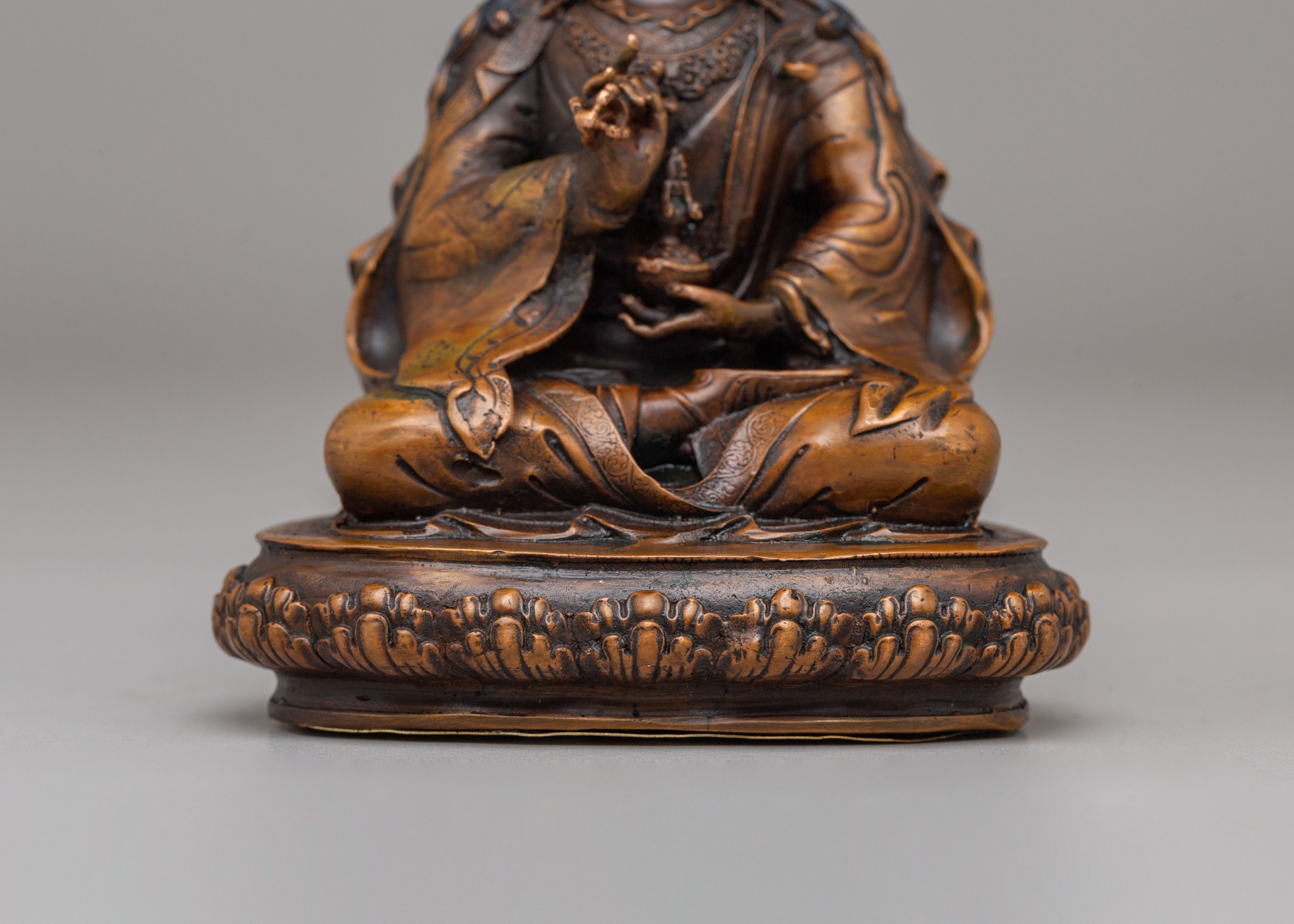 Sacred Guru Tsokye Dorje Statue | Handcrafted Tibetan Buddhist Art