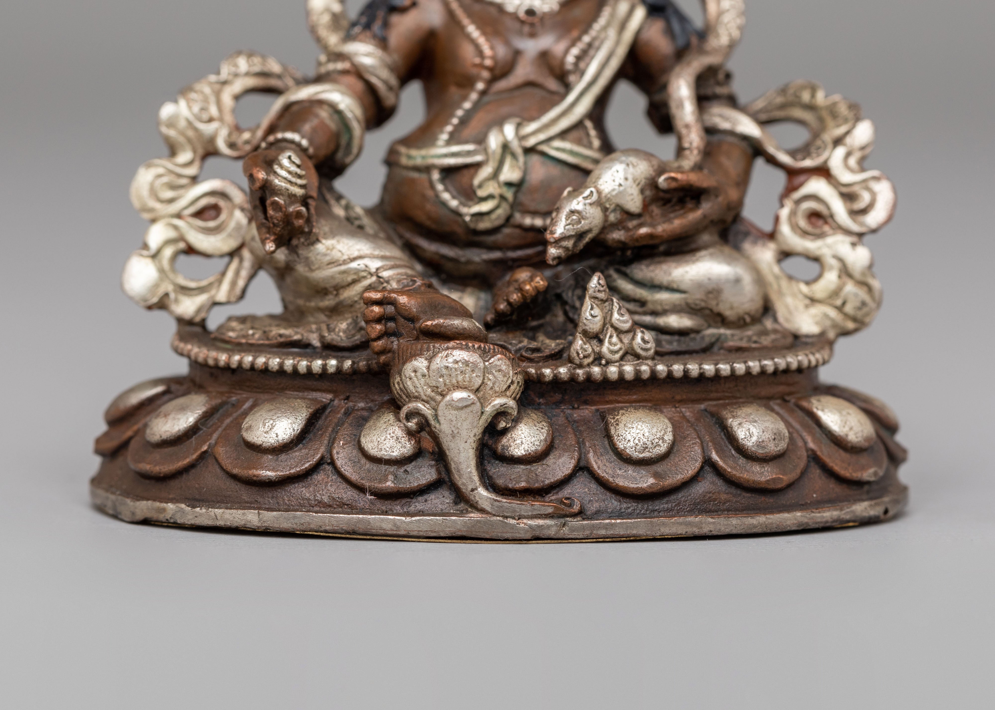 Dzambhala Prosperity Deity Statue | Dzambhala Statue for Altar