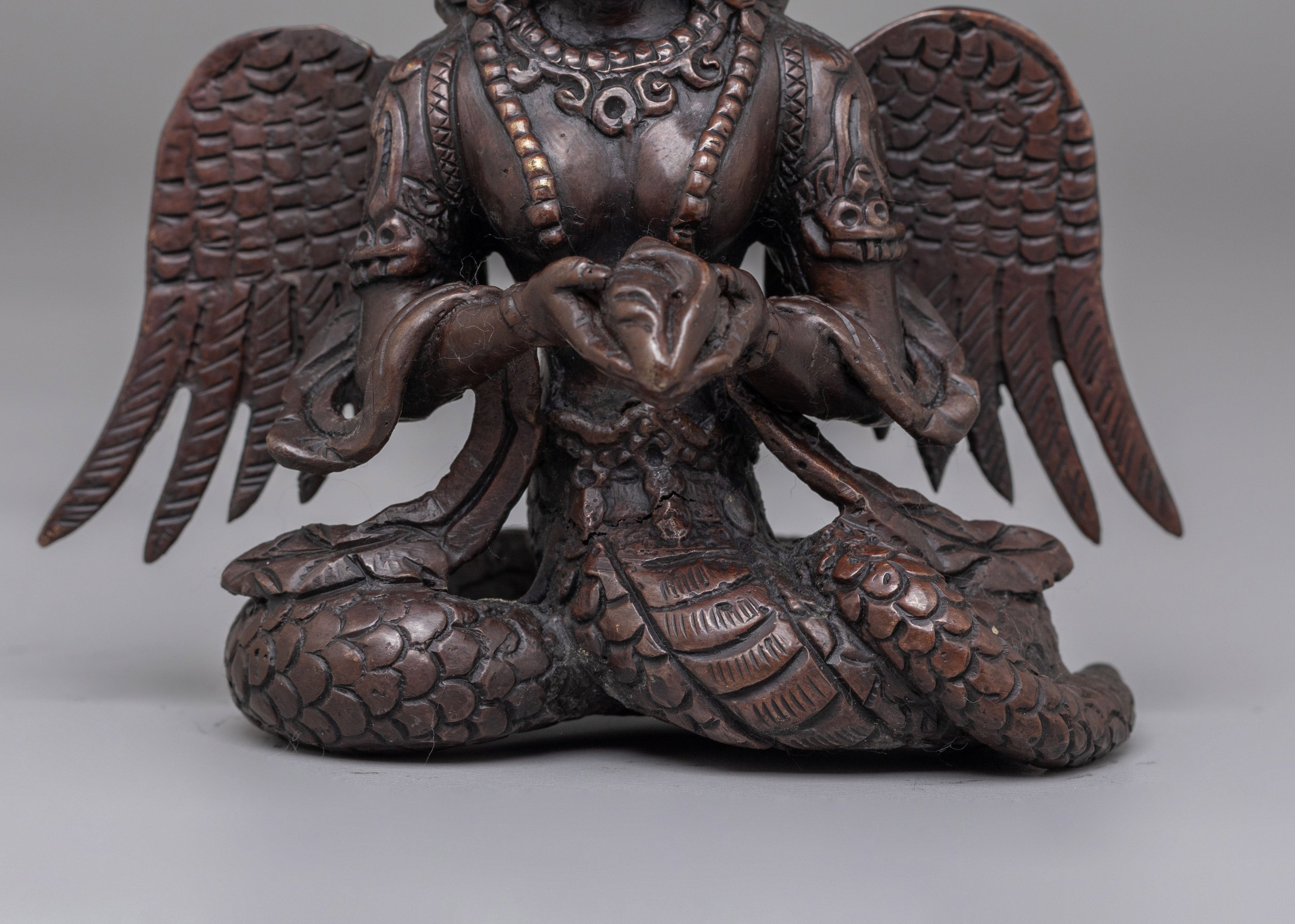 Handmade Ritual Naag Kanya Statue | Divine Snake Goddess