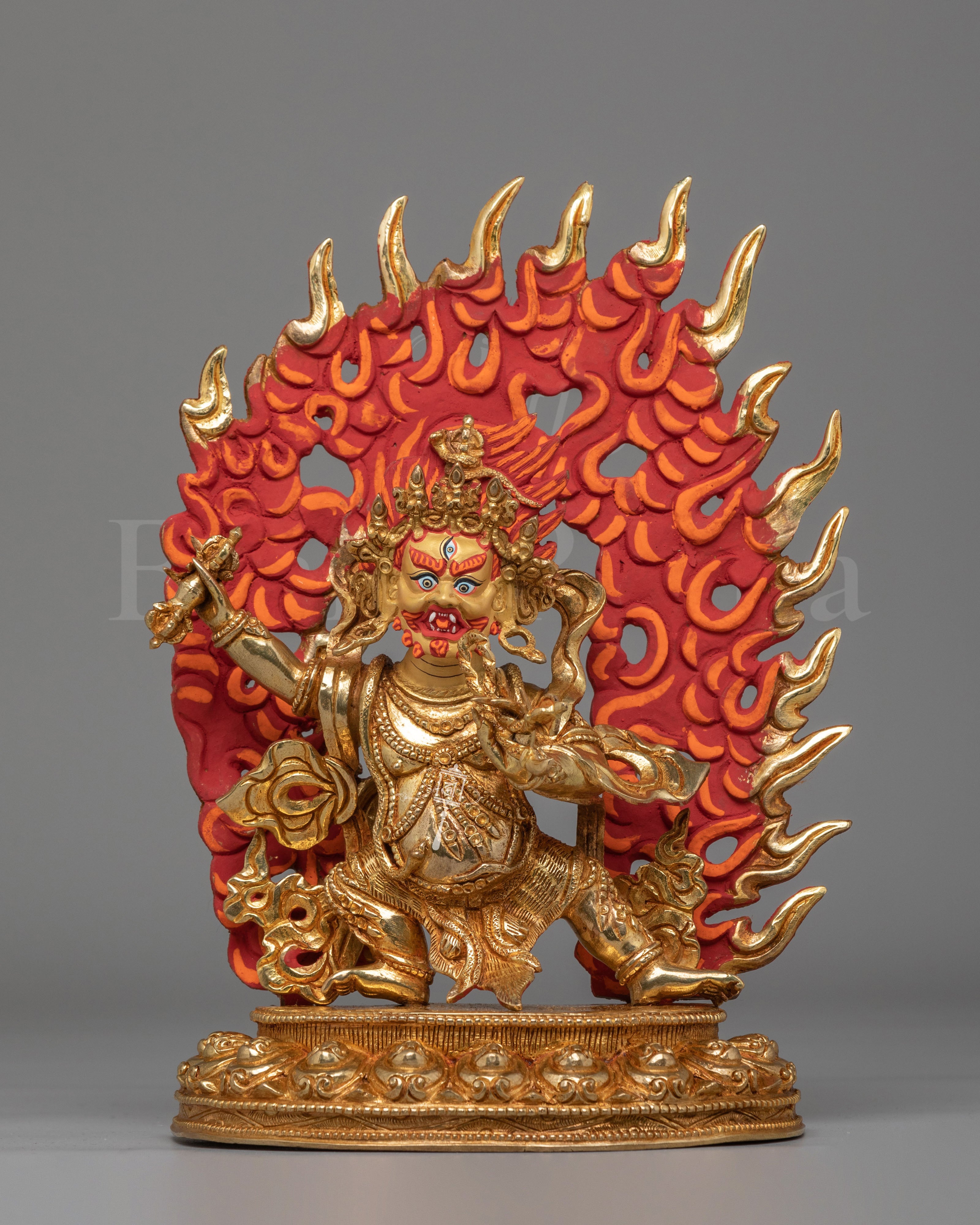 Traditional Vajrapani Sacred Sculpture
