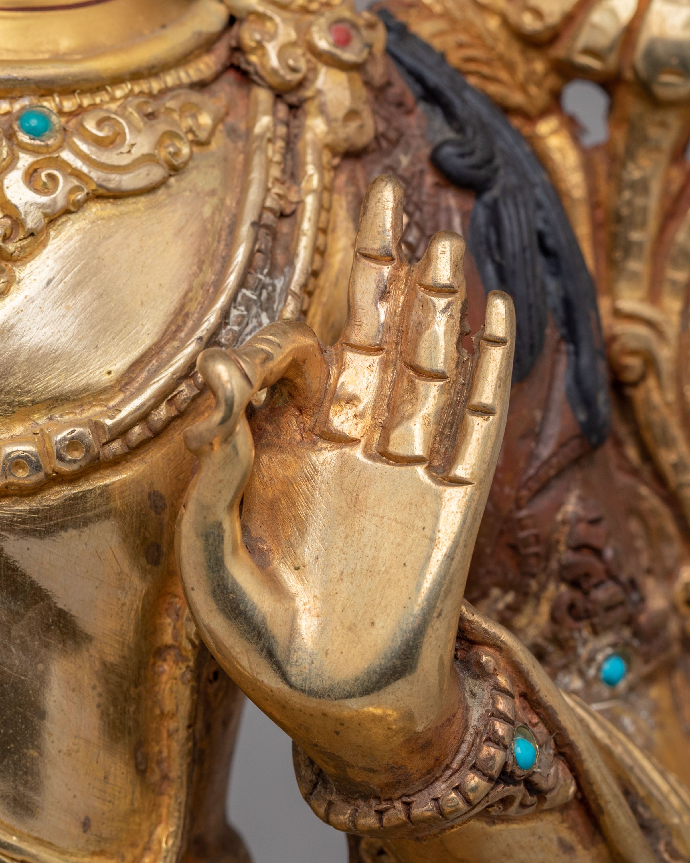 Sword of Wisdom Manjushri Statue | Tibetan Deity of Enlightenment