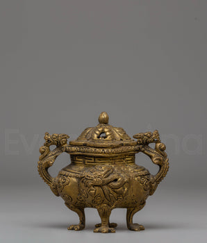 Dragon Motifs Incense Burner