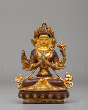 Vajrayana Chenrezig Compassion Statue | A Symbol of Infinite Love and Wisdom