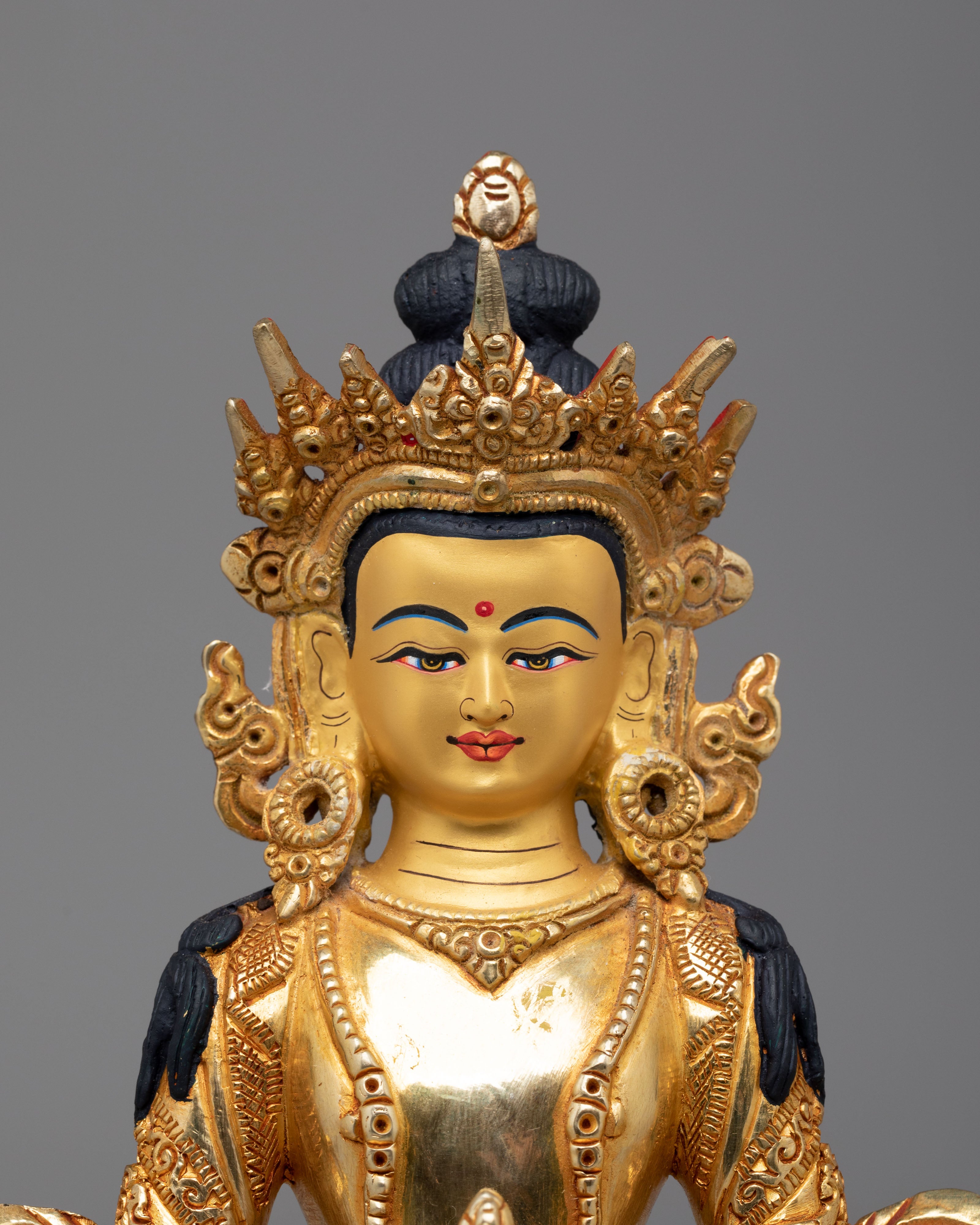 Longevity Amitayus Statue | Tibetan Buddha of Infinite Life