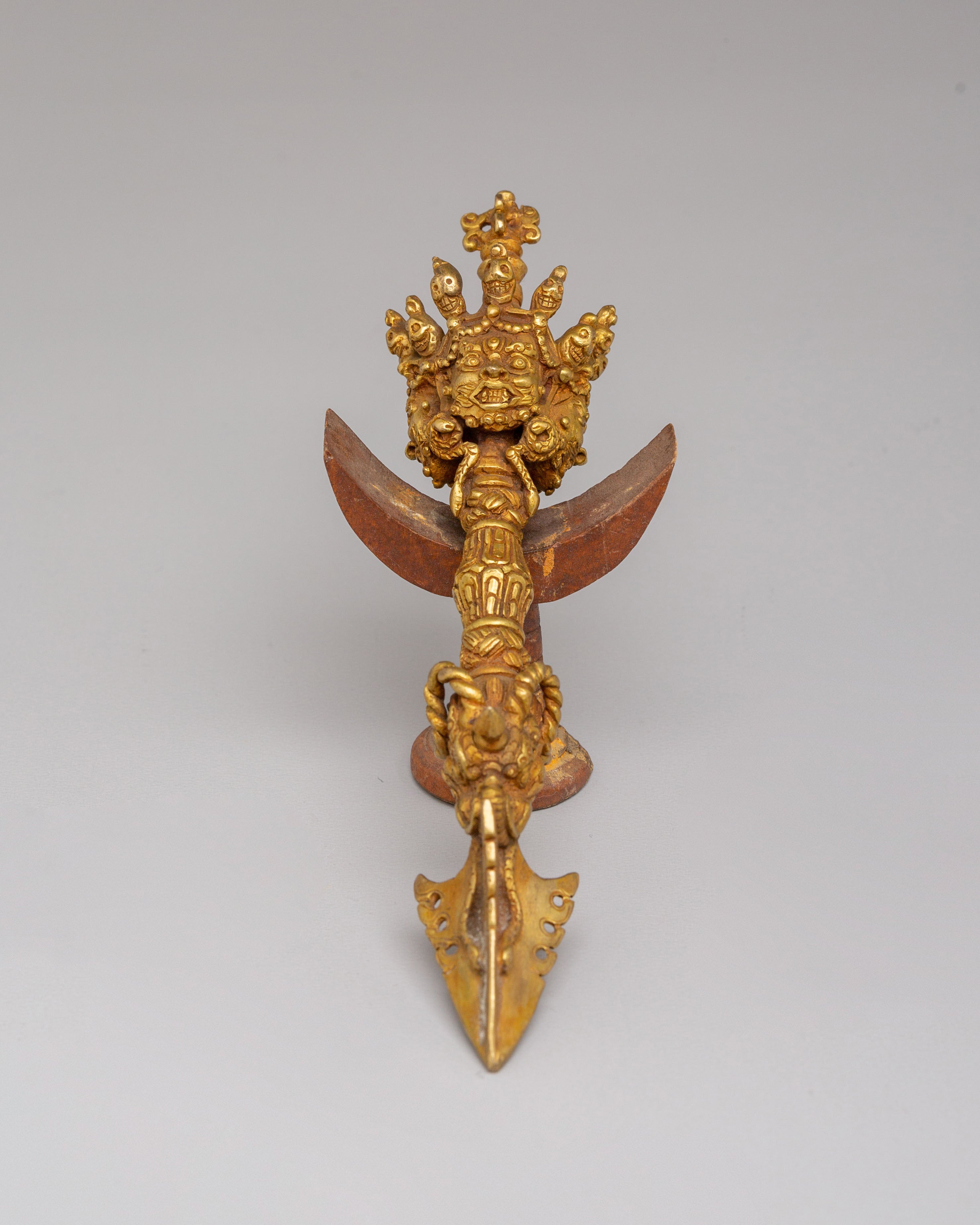 Handcrafted Three Sided Phurba | Tibetan Ritual Dagger for Protection & Meditation