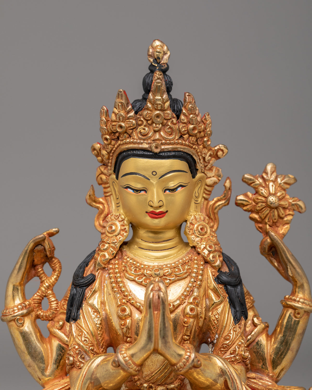 Chenrezig Buddhist Altar Statue | Bodhisattva of Compassion