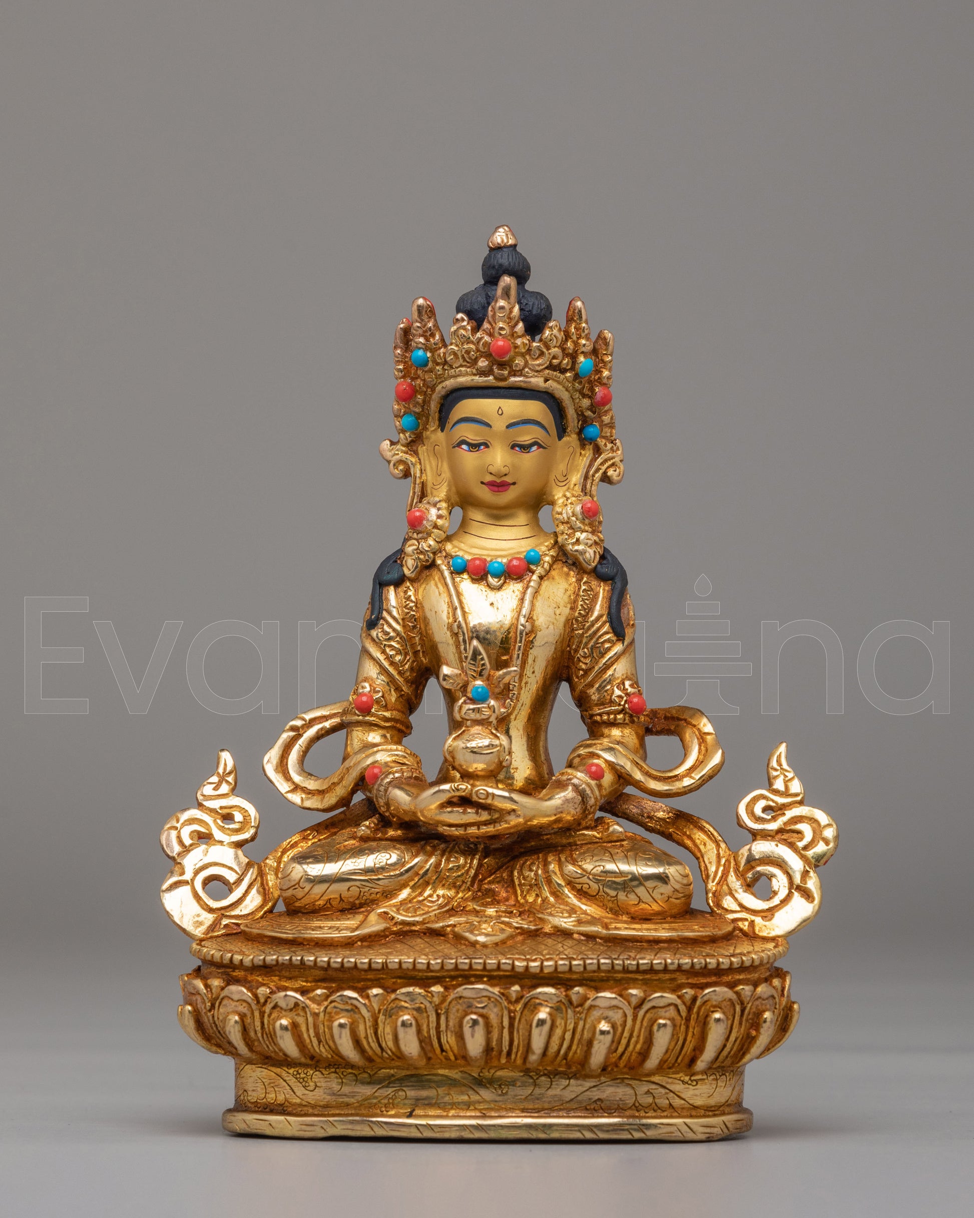 Gold Plated Amitayus Statue