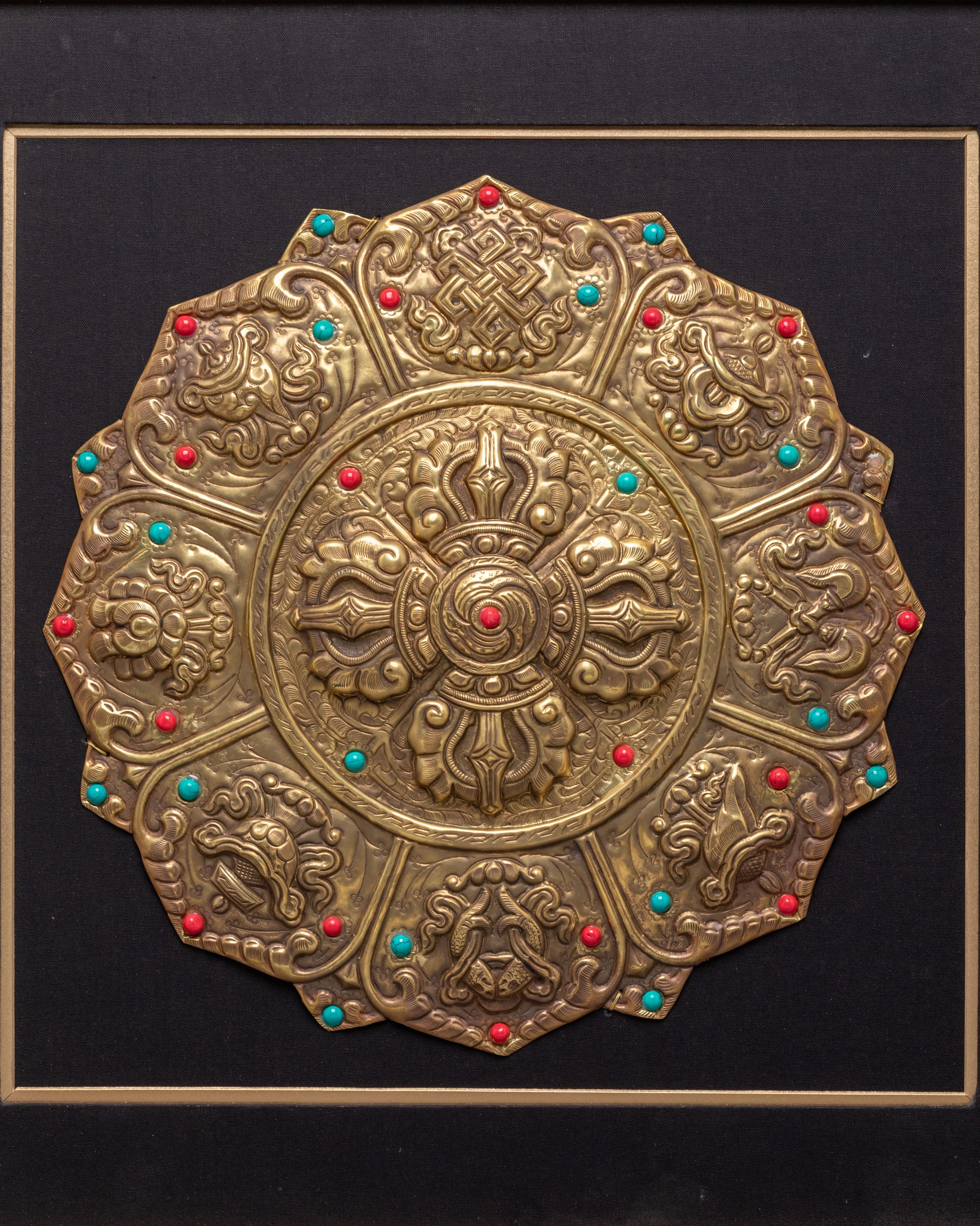 Tibetan Double Vajra Wall Hanging | Handcrafted Decorative Art
