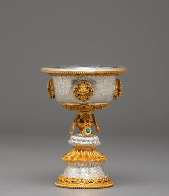 Tibetan butter lamp for light offering