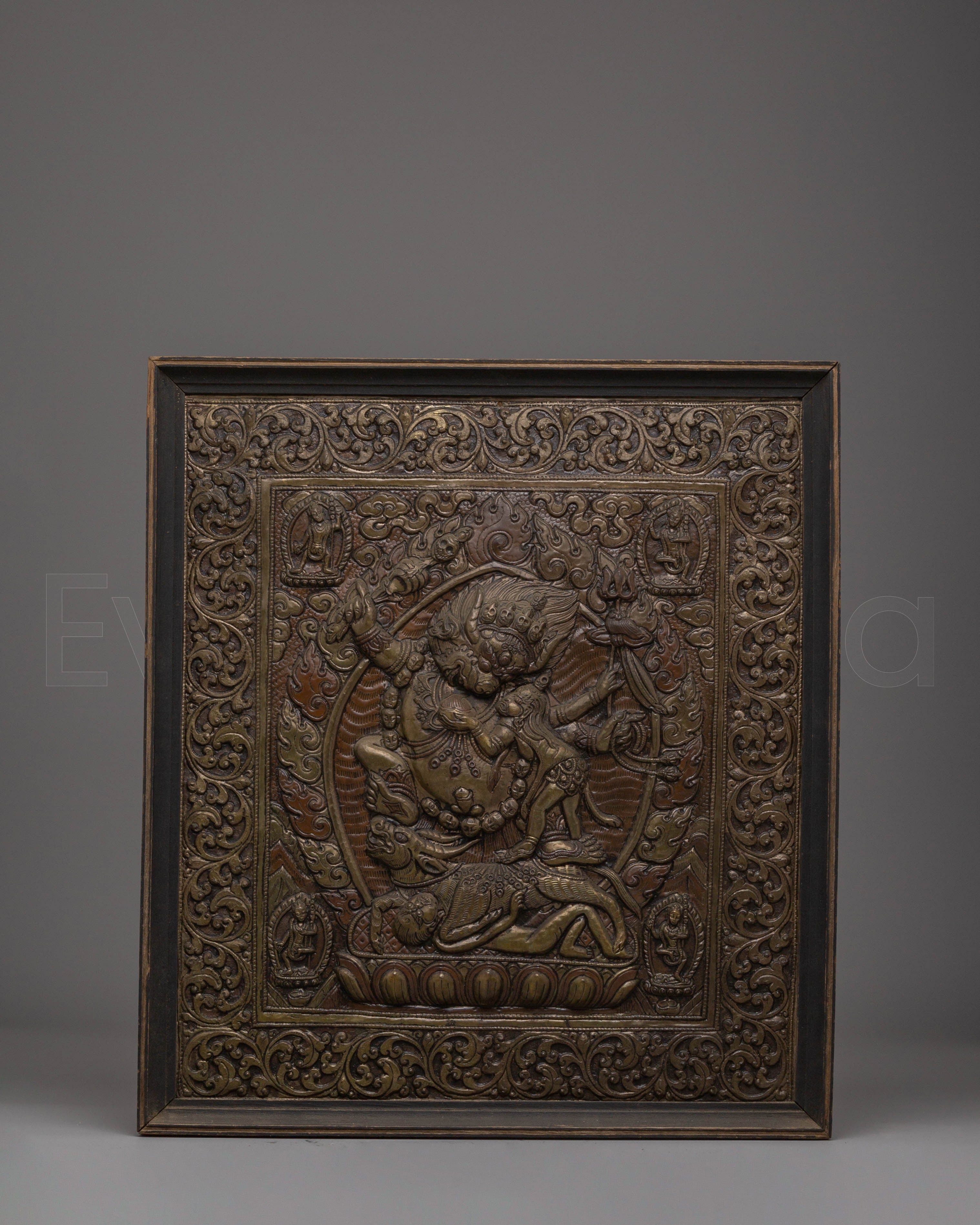Handcraved Yama Wall Hanging