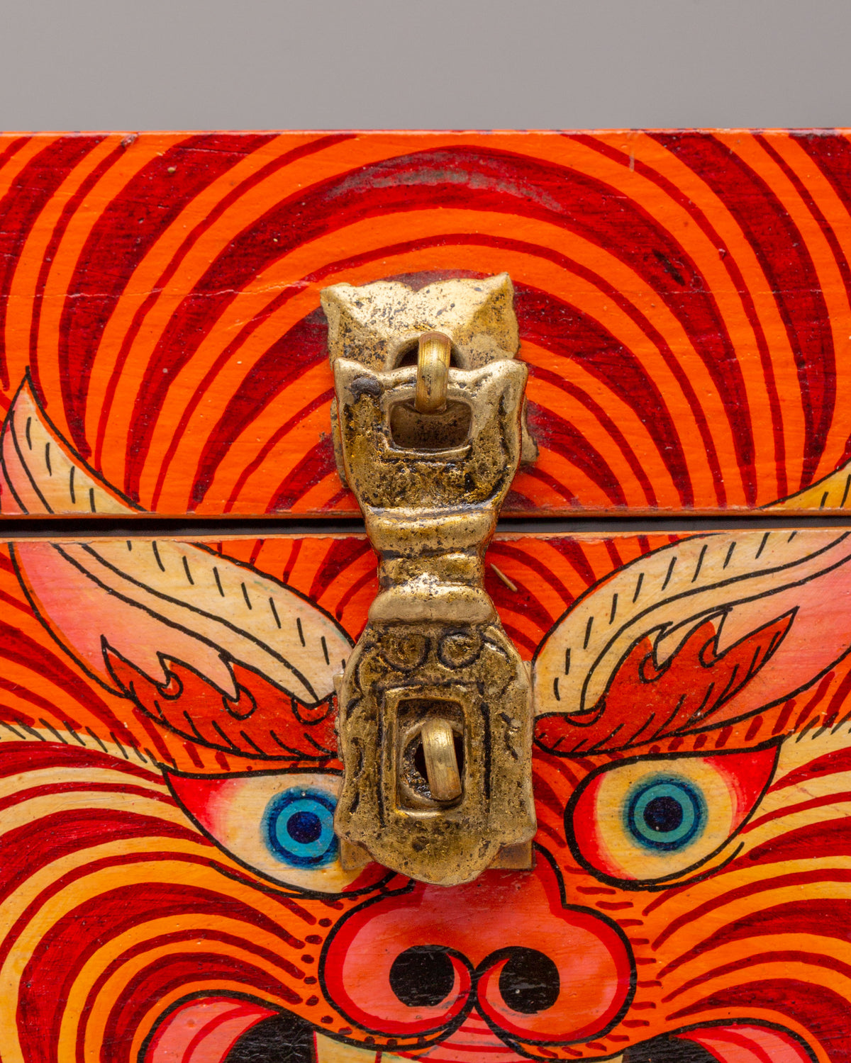 Decorative Himalayan Wooden Box | Handcrafted Wooden Treasure Box