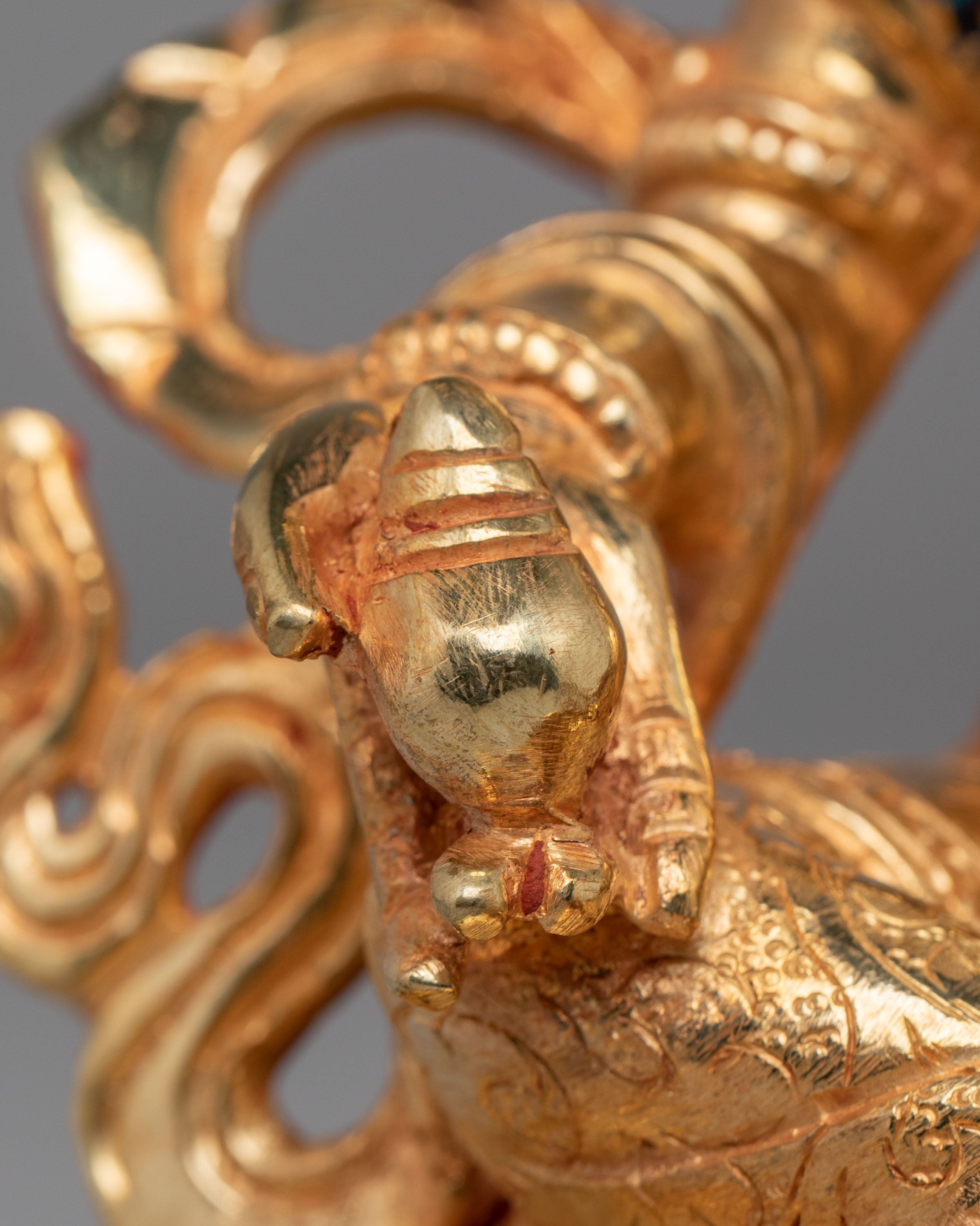 Buddhist Wealth Deity Statue | Dzambhala Figurine