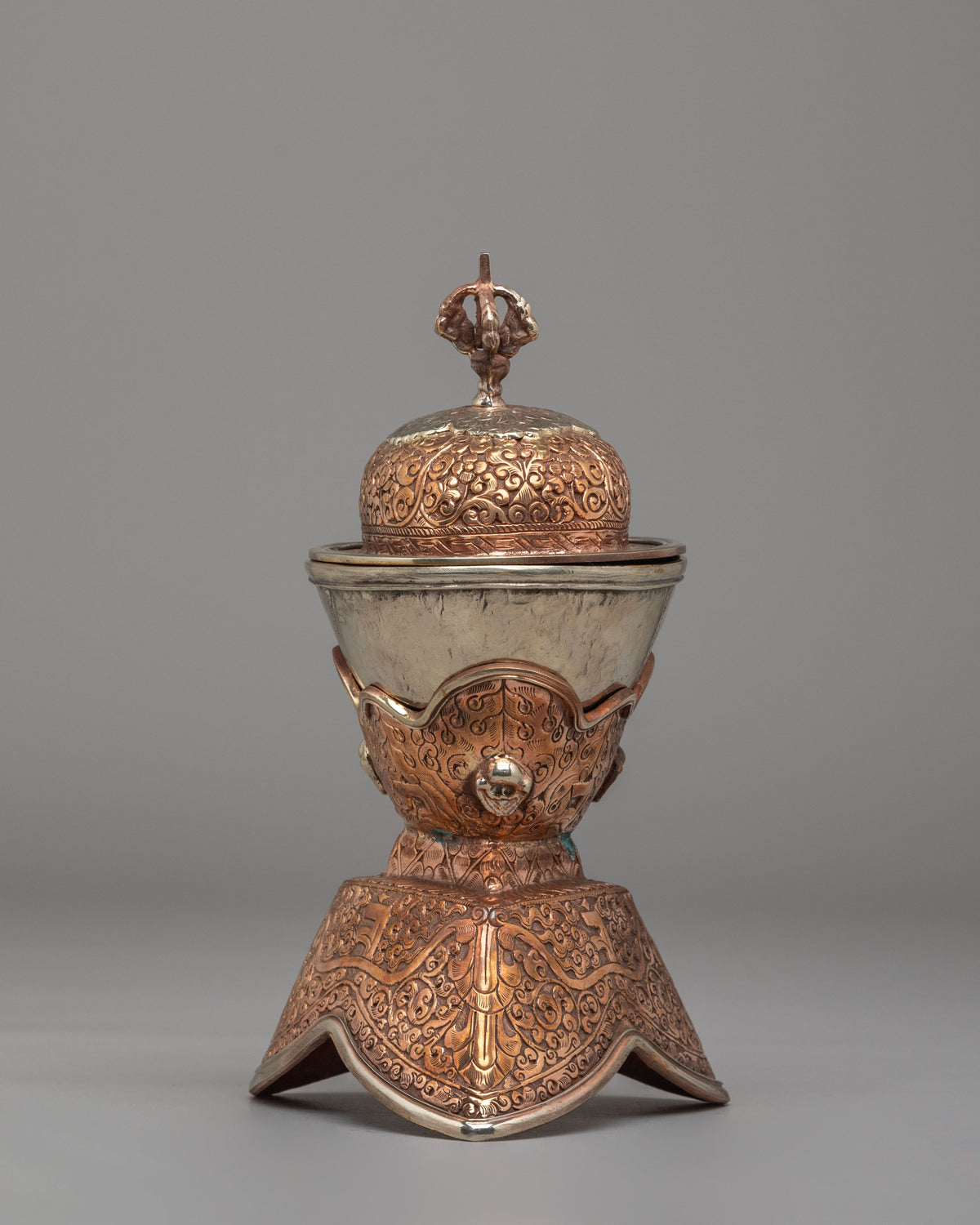Sacred Kapala Set for Tantric Rituals | Ritual Vessels for Spiritual Practice