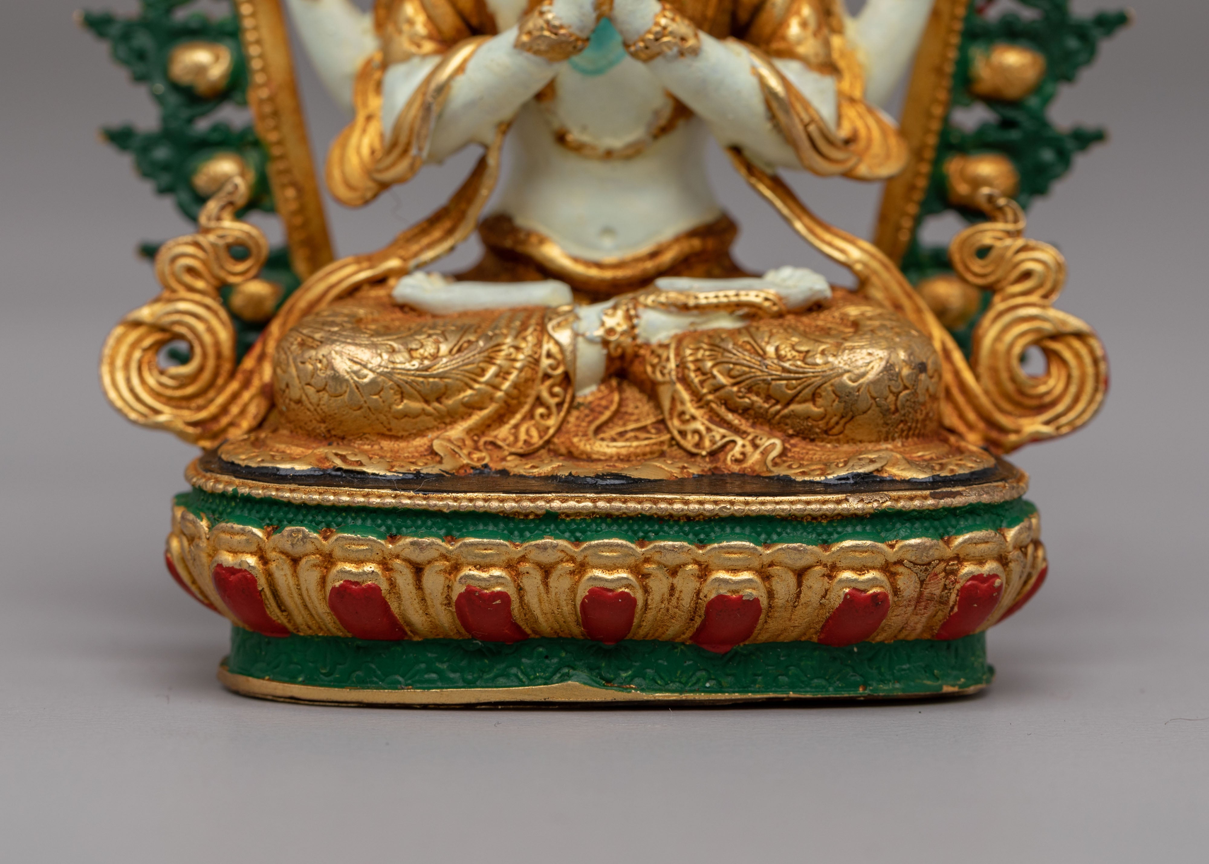 Chenrezig Divine Compassion Statue | Tibetan Bodhisattva Sculpture