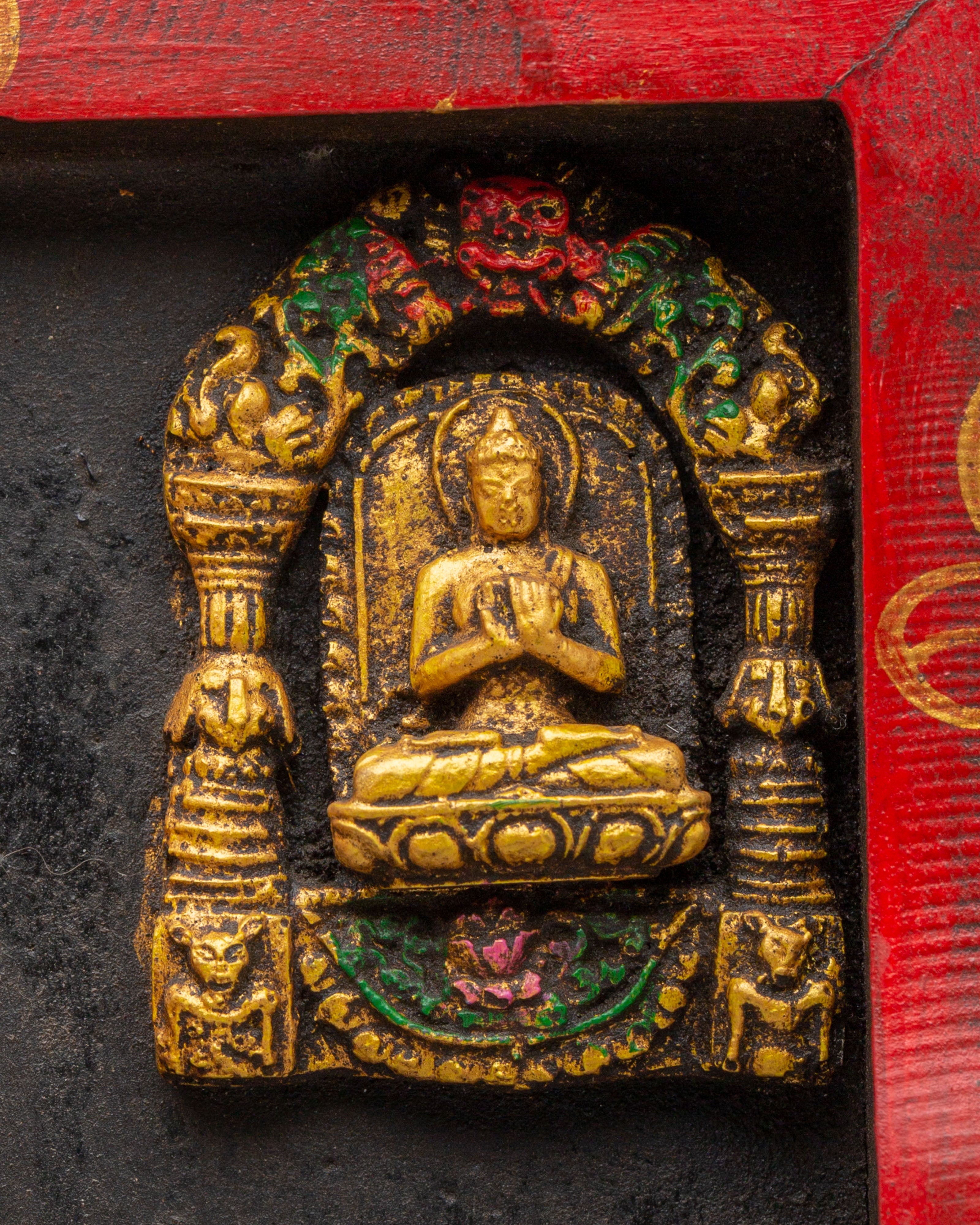 Buddhist Shakyamuni Buddha Wall Decor | Handcrafted Wooden Artwork