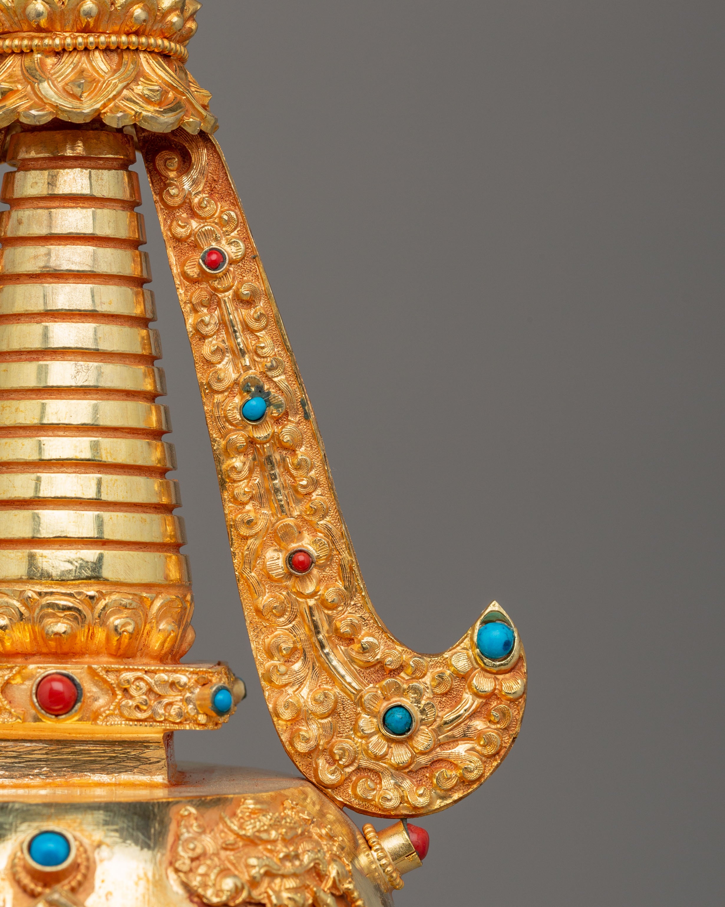 Tibetan Enlightenment Stupa | Handcrafted Buddhist Shrine