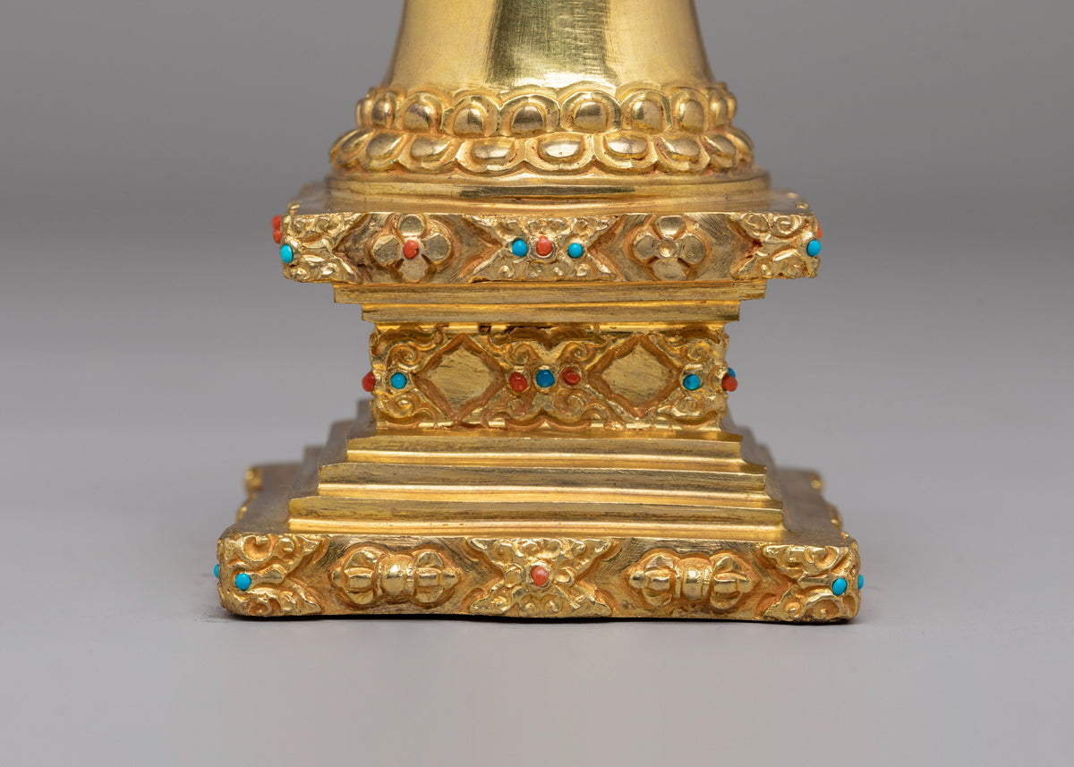 Spiritual Parinirvana Stupa | Buddhist Shrine Decor