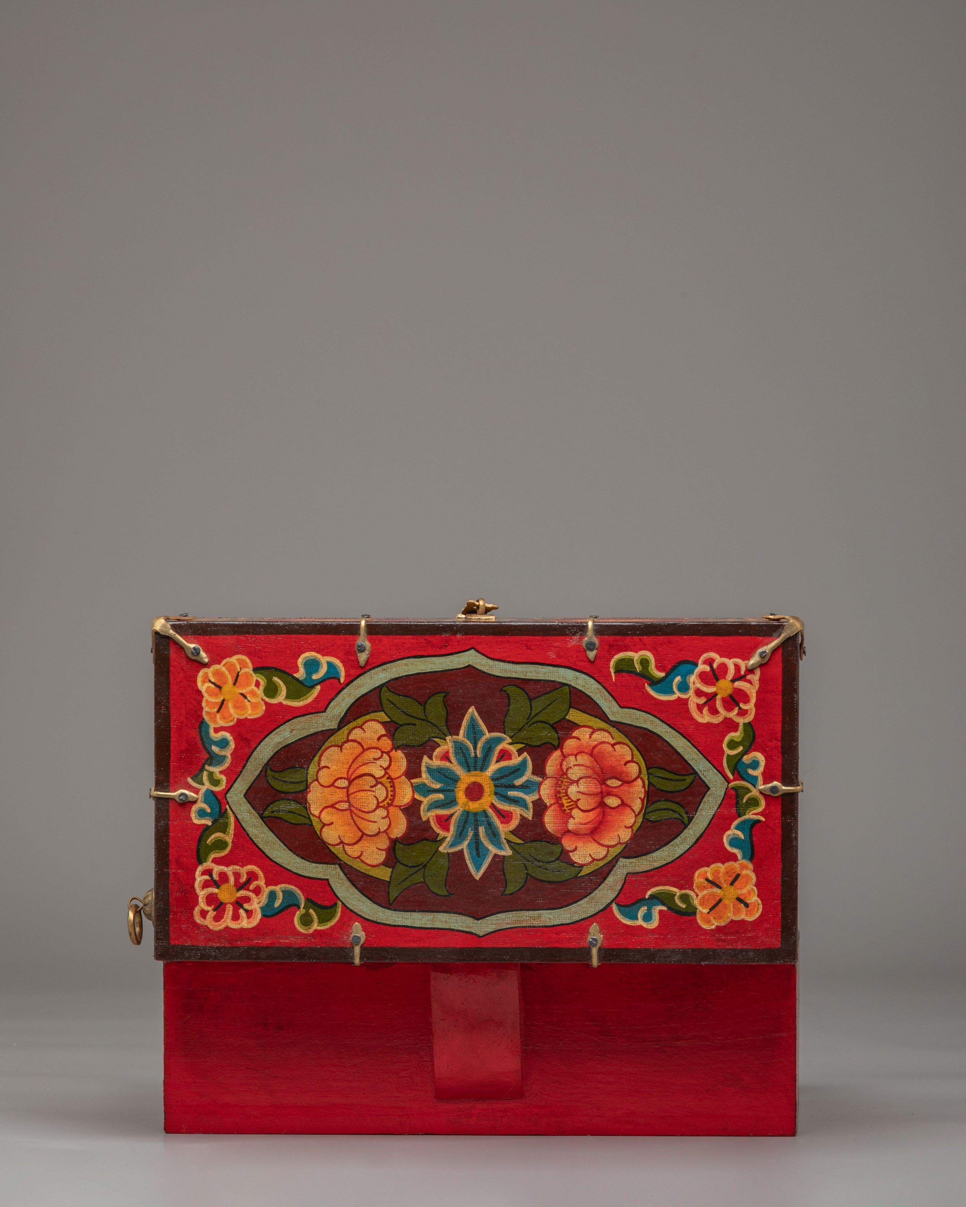 Spiritual Altar Box with Statue | Sacred Decor for Meditation & Rituals
