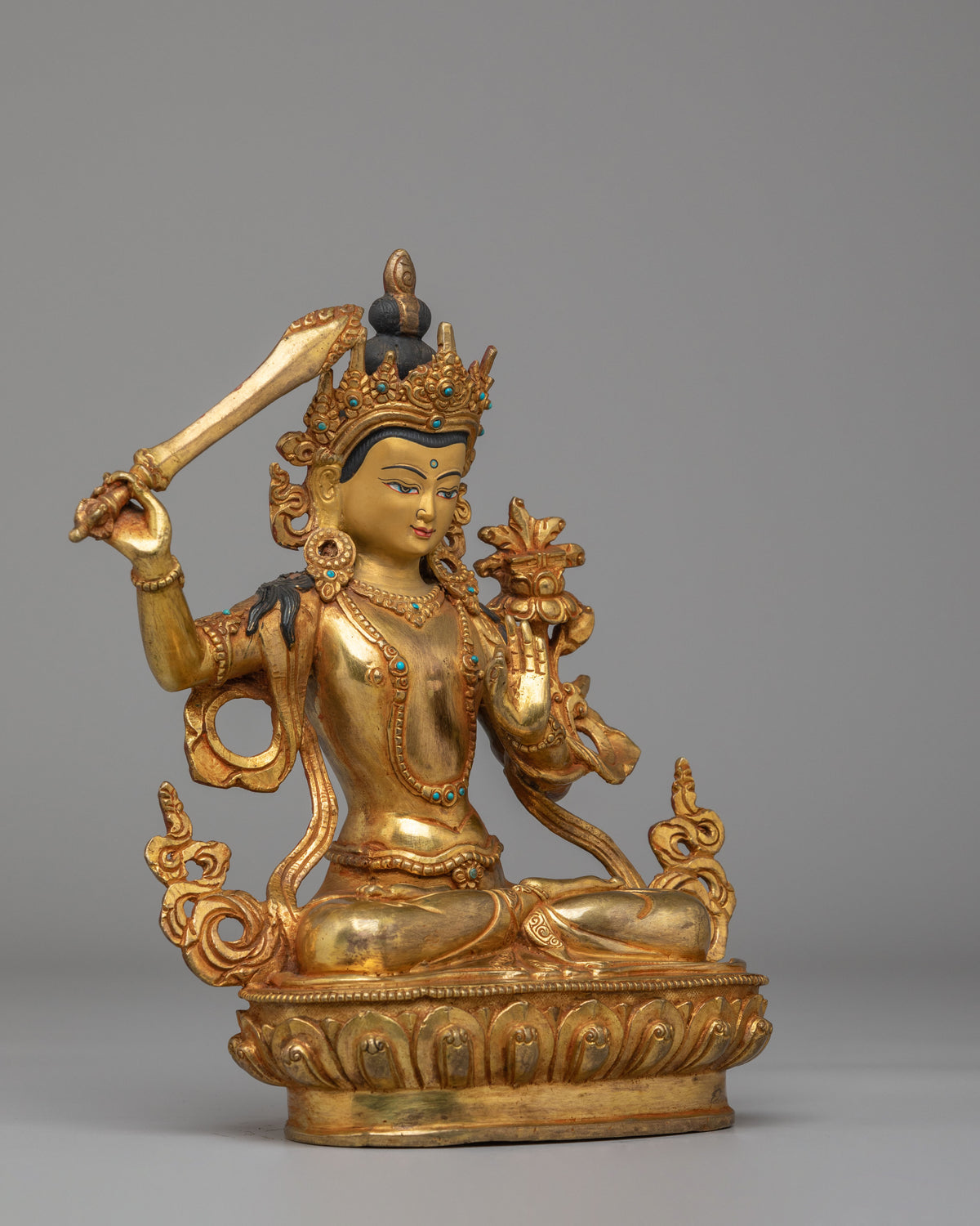 Sacred Manjushri Divine Statue | A Symbol of Wisdom and Enlightenment