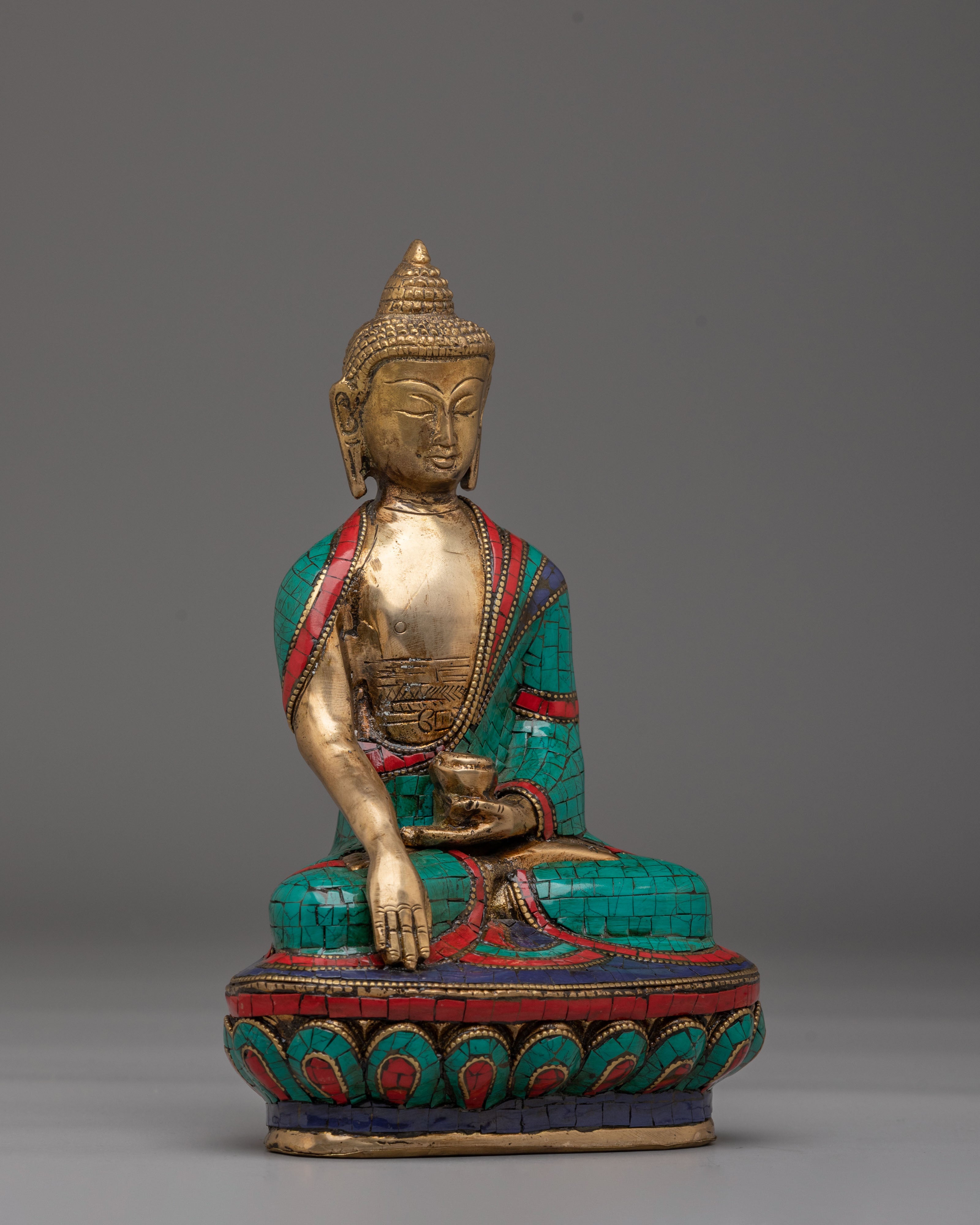 Traditional Sacred Shakyamuni Buddha Statue | Tibetan Buddhist Art