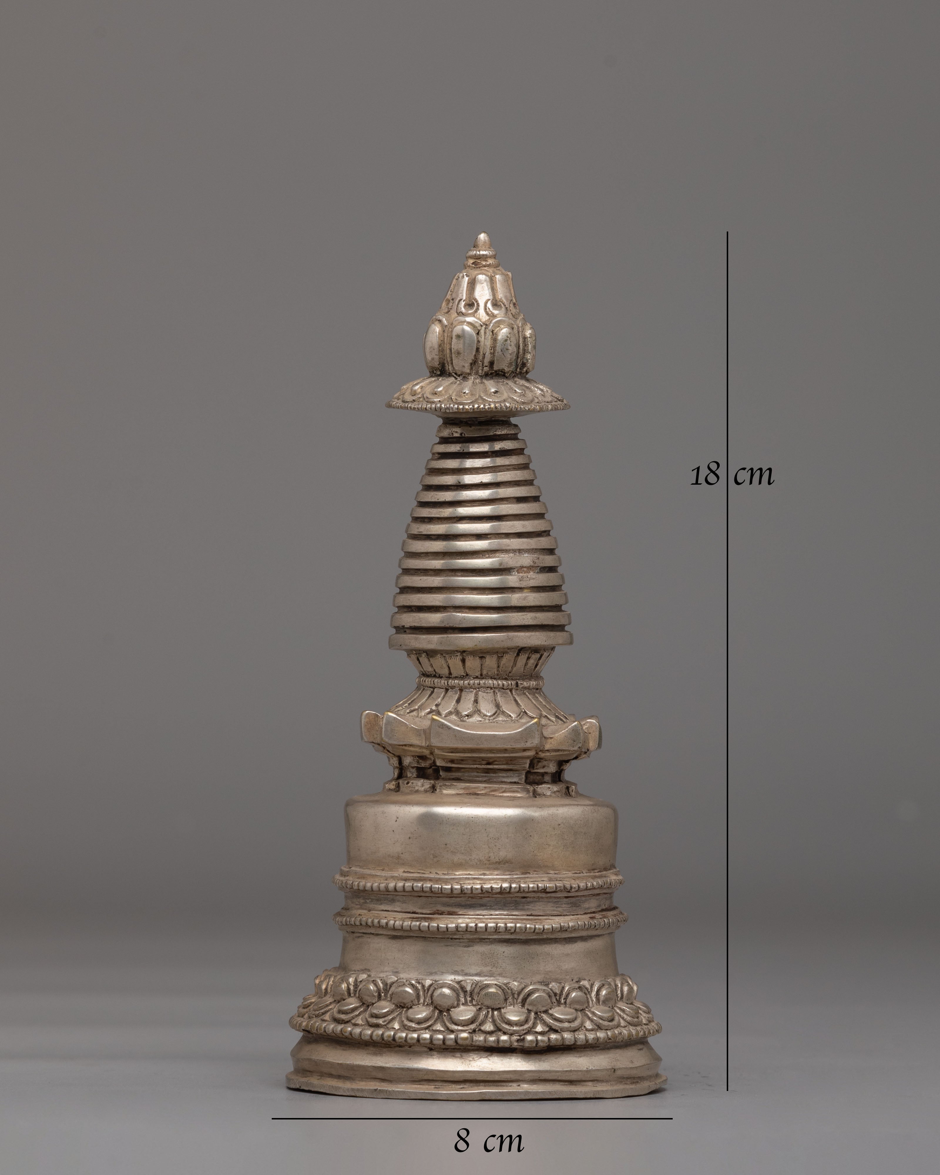 Traditional Ritual Kadampa Stupa | Buddhist Shrine Decor