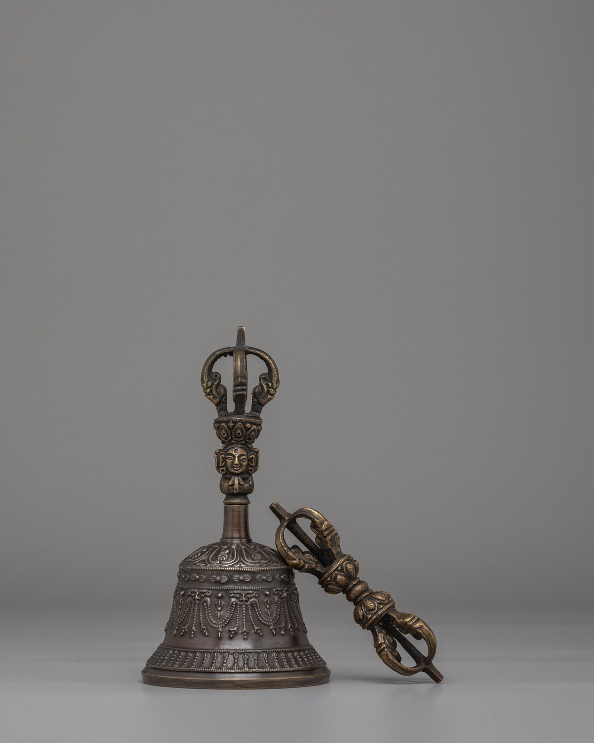 Vajra and Bell Set for Ritual | Tibetan Meditation Tools