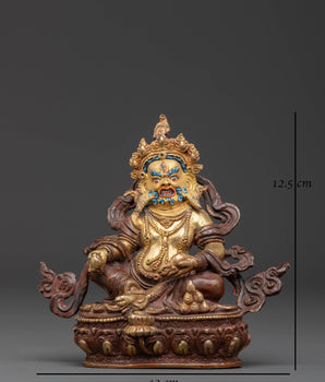 Dzambhala Copper Statue for Decor