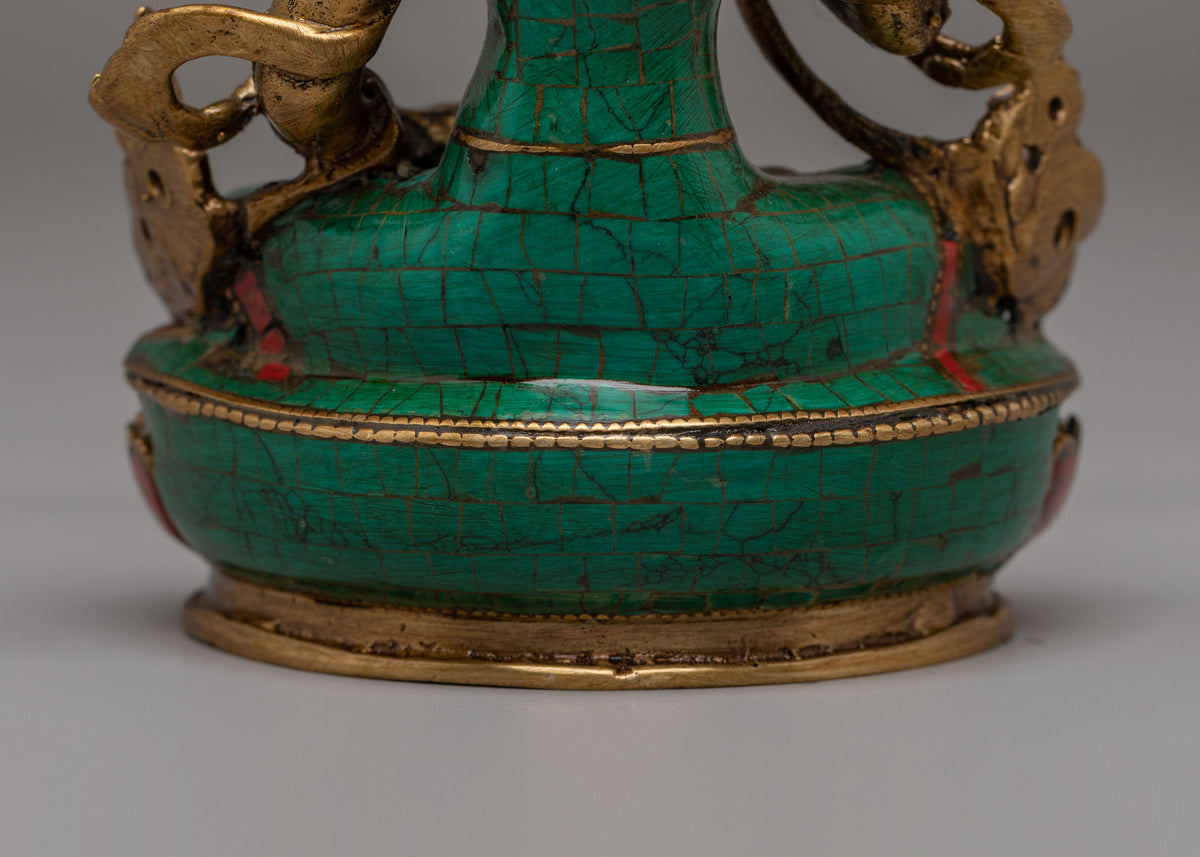 Sacred Vajrasattva Meditation Deity Statue | Traditional Buddhist Sculpture