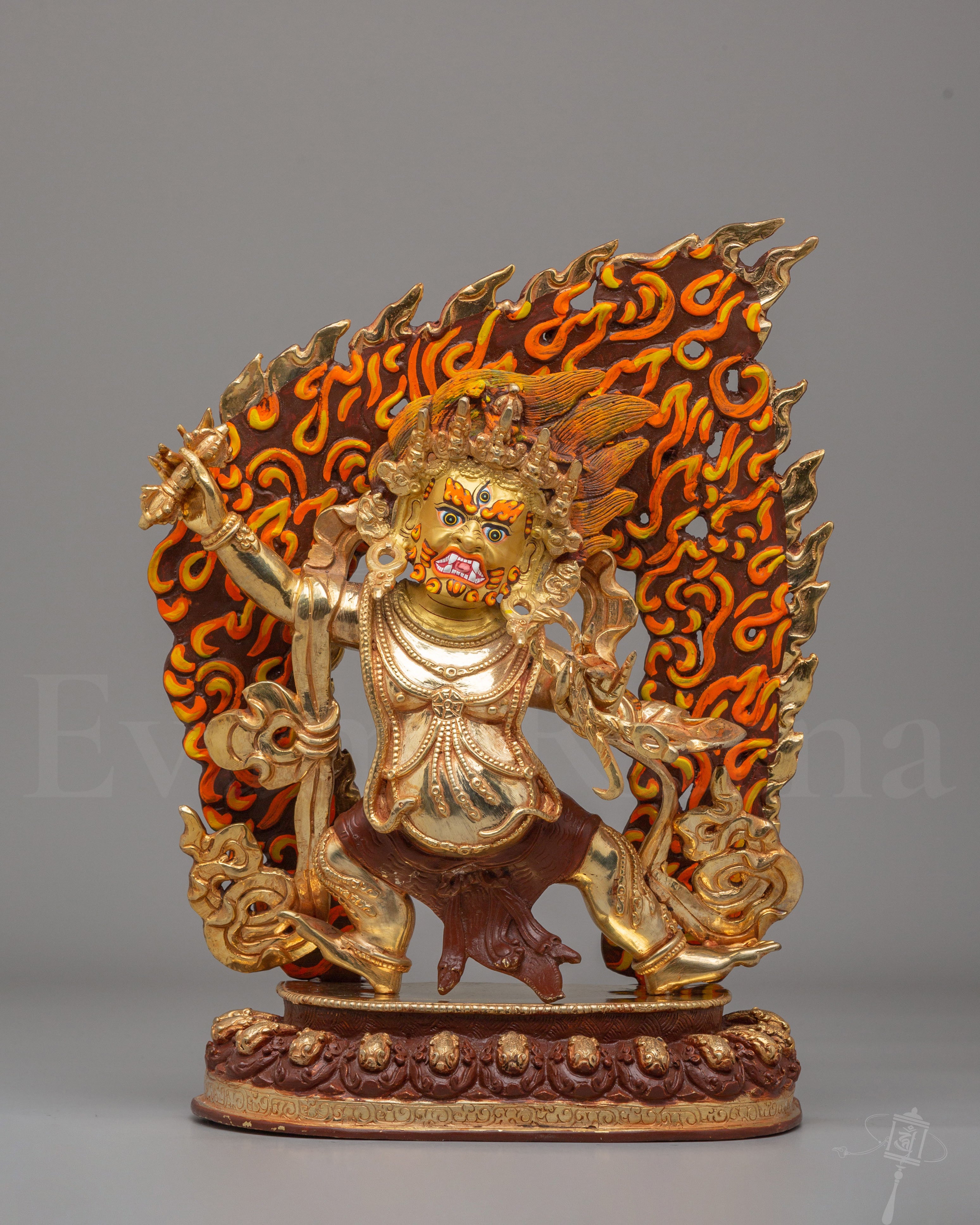 Tibetan Power Deity Vajrapani Statue