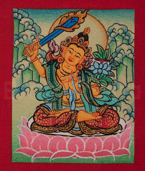 Manjushri Thangka Locket