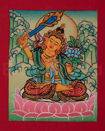 Manjushri Thangka Locket
