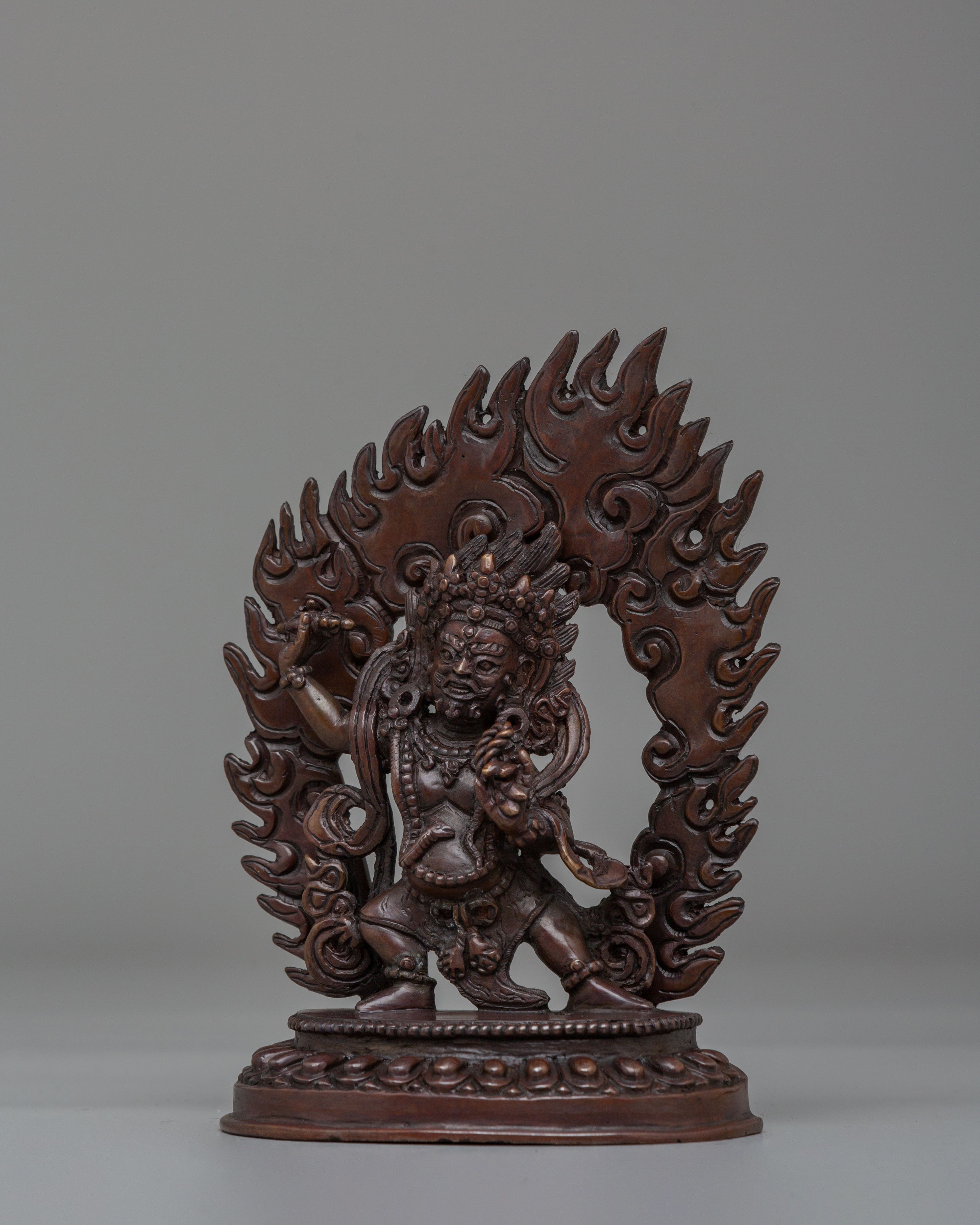Spiritual Vajrapani Protection Statue | Tibetan Protector Deity