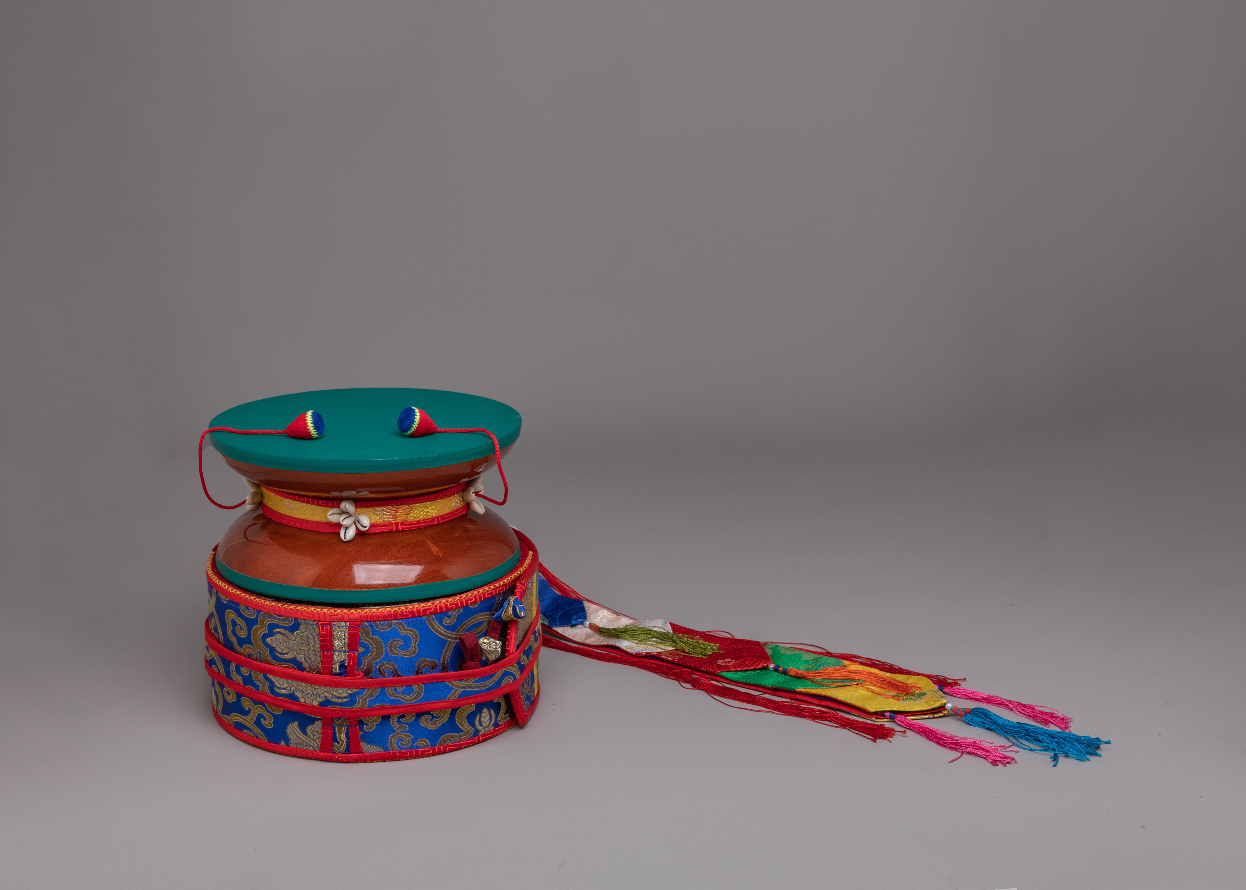 Tibetan Ritual Damaru Drum | A Sacred Tool for Meditation & Prayer