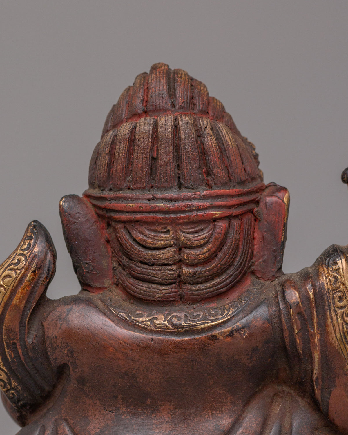 Sacred Bernagchen Mahakala Statue | Tibetan Protector Copper Sculpture