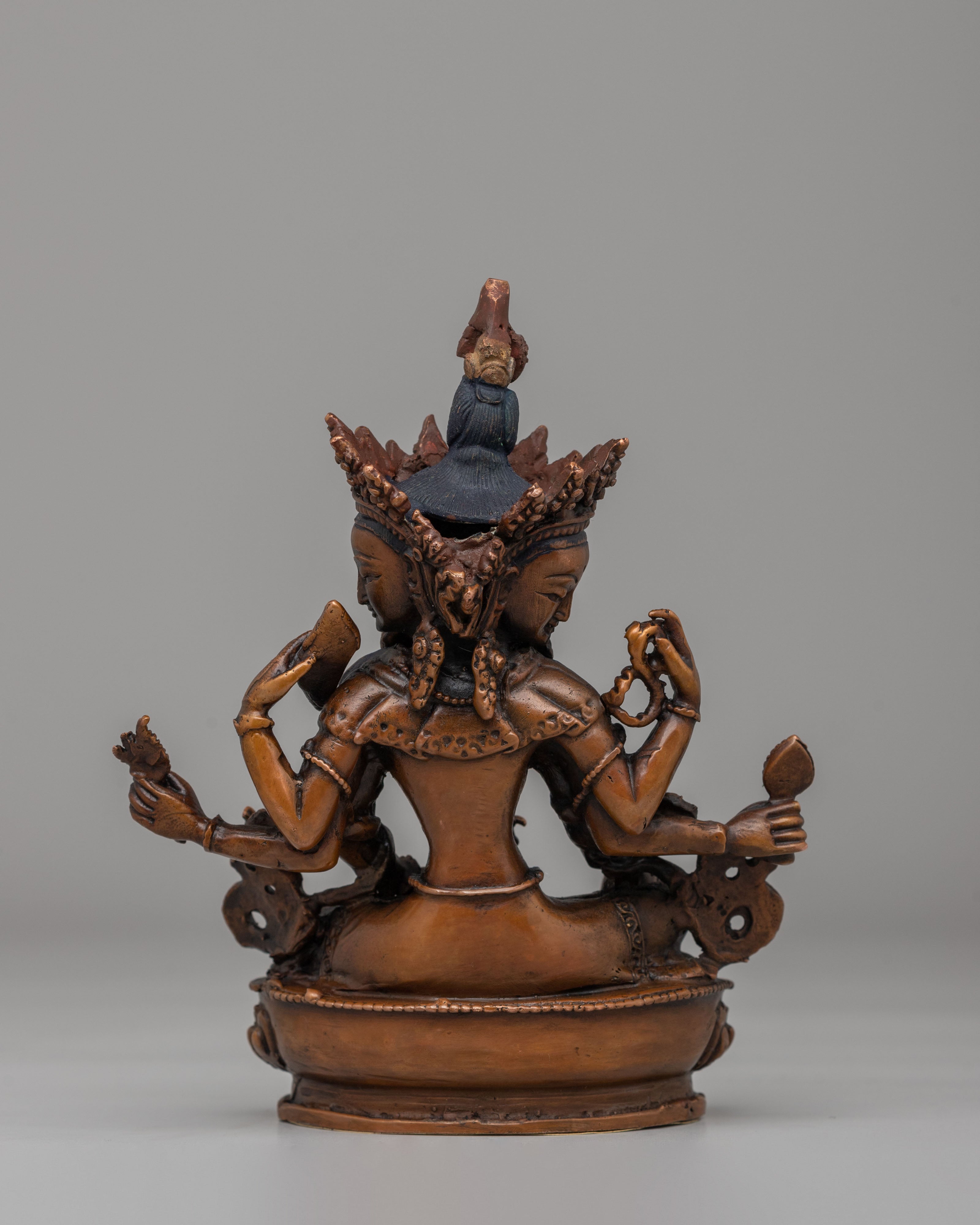 Vasudhara Statue for Wealth | Handcrafted Tibetan Wealth Deity Figurine