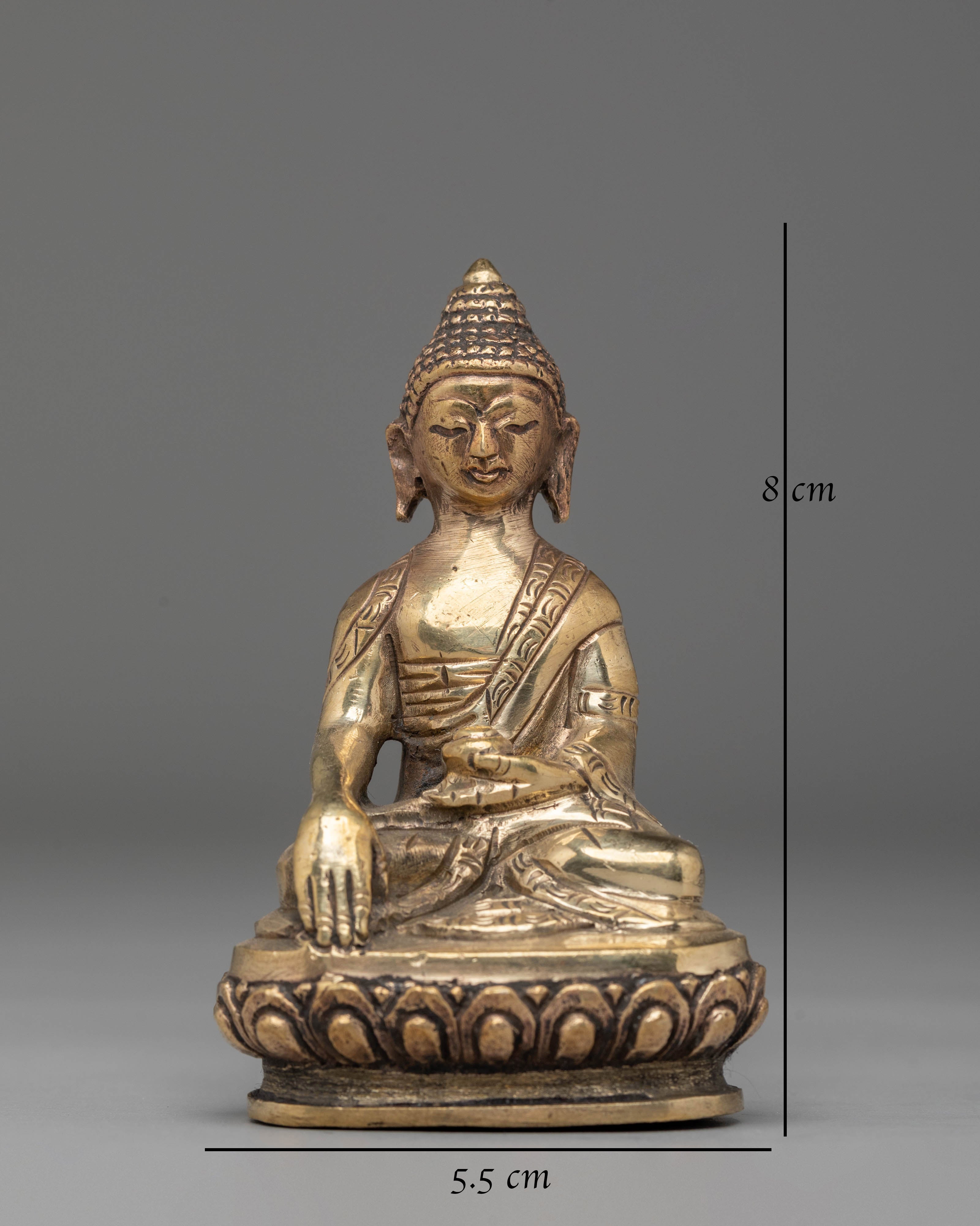 Handcrafted Five-Buddha Set Statue | Spiritual Enlightenment Decor