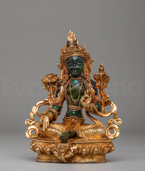 Handmade Shyama Tara Statue of Compassion 