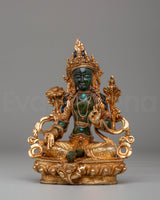 Handmade Shyama Tara Statue of Compassion 