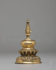Handcrafted Buddhist Kadampa Stupa 